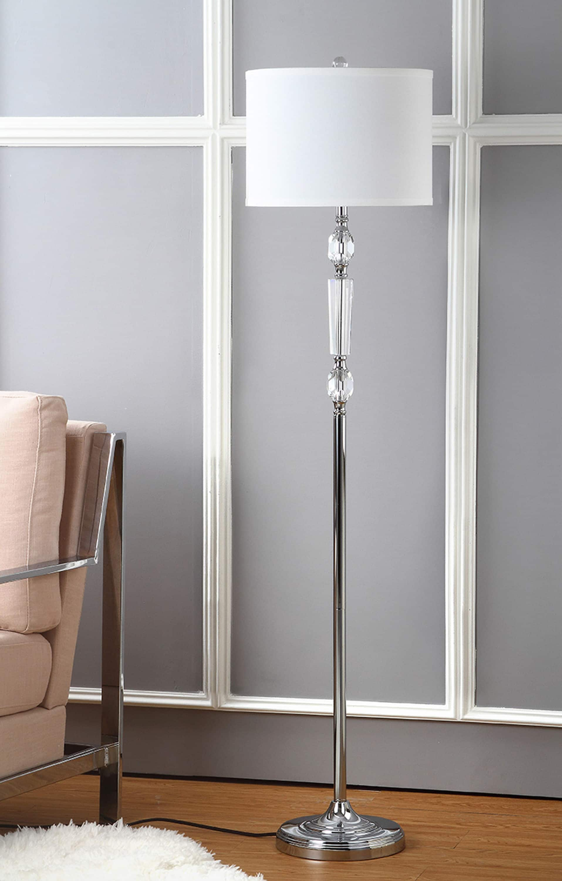 Safavieh Fairmont 60-in Clear Floor Lamp in the Floor Lamps department ...