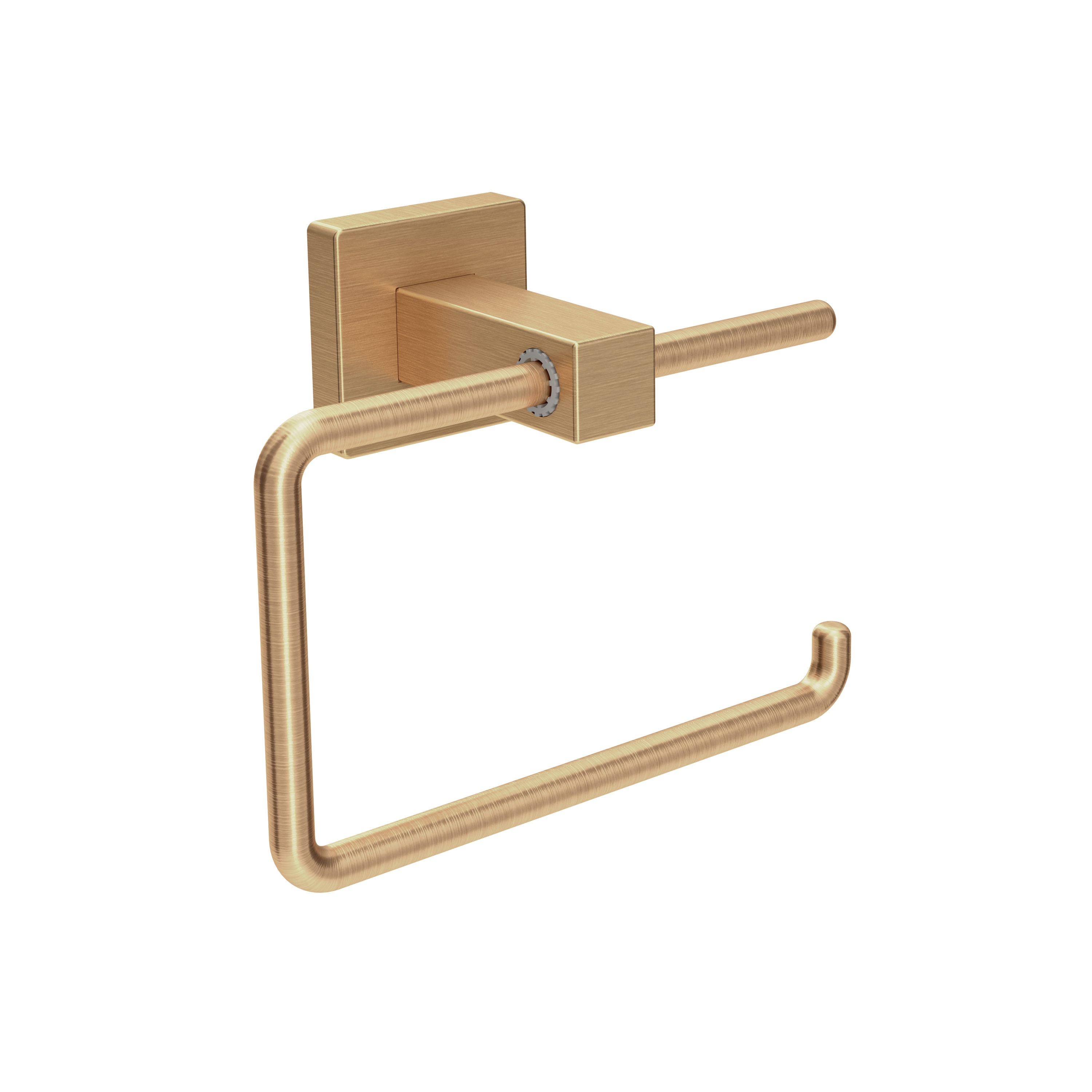 Symmons 363TP-BBZ Duro Brushed Bronze Wall mount Single post Toilet Paper Holder 1 -Rolls with Storage