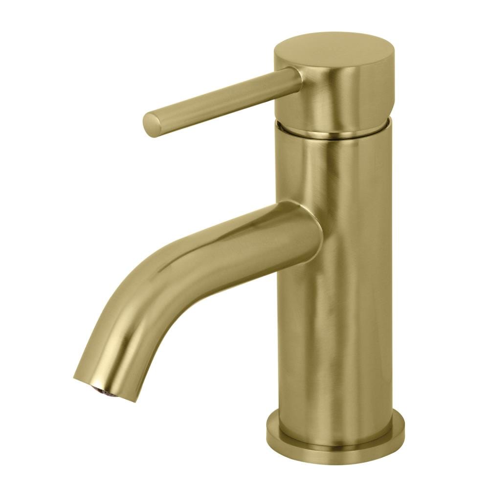 Kingston Brass Concord Brushed Brass Single Hole 1-handle Bathroom