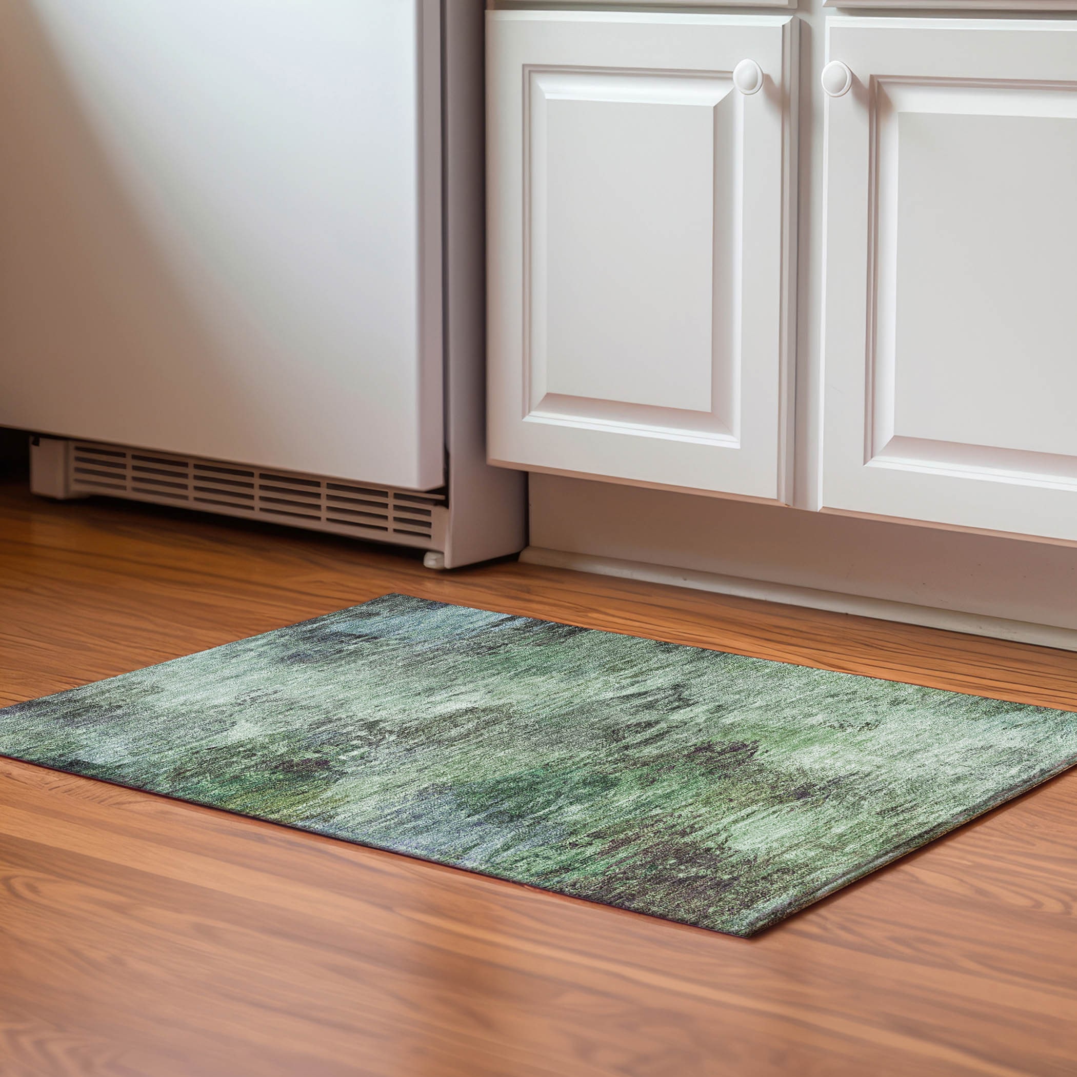 Addison Rugs AMF592GE20X30 Mayfield AMF592GE 2 x 3 (ft) Loomed Polyester Green Rectangular Indoor Geometric Machine washable Area rug