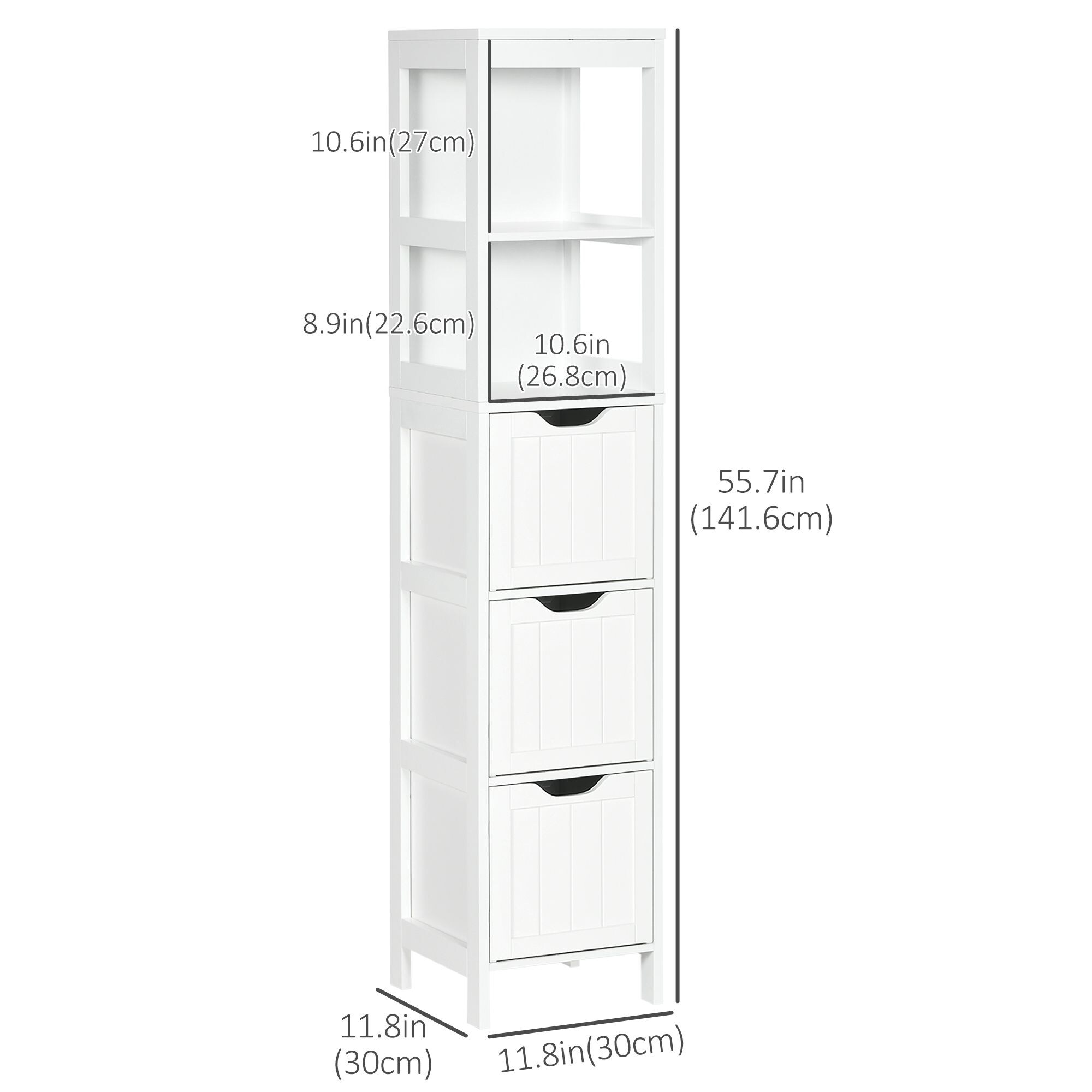 Huluwat RY-08X3D8AA Linen-Cabinets - View #2