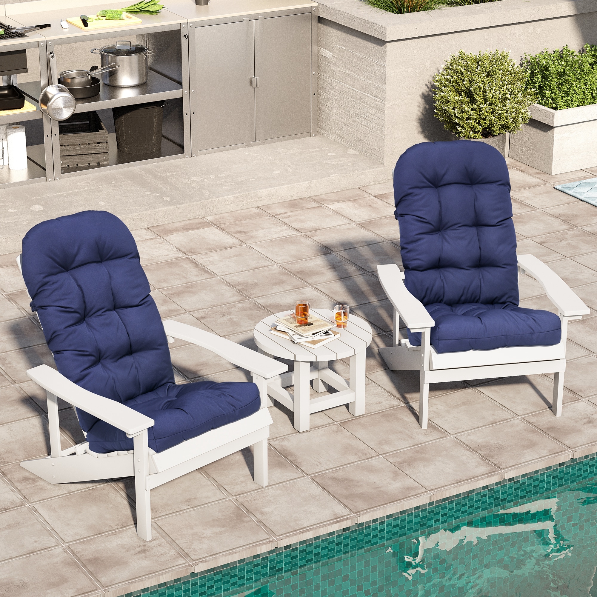 CloudFly CL-CU002NAV-1 Patio-Furniture-Cushions - View #9