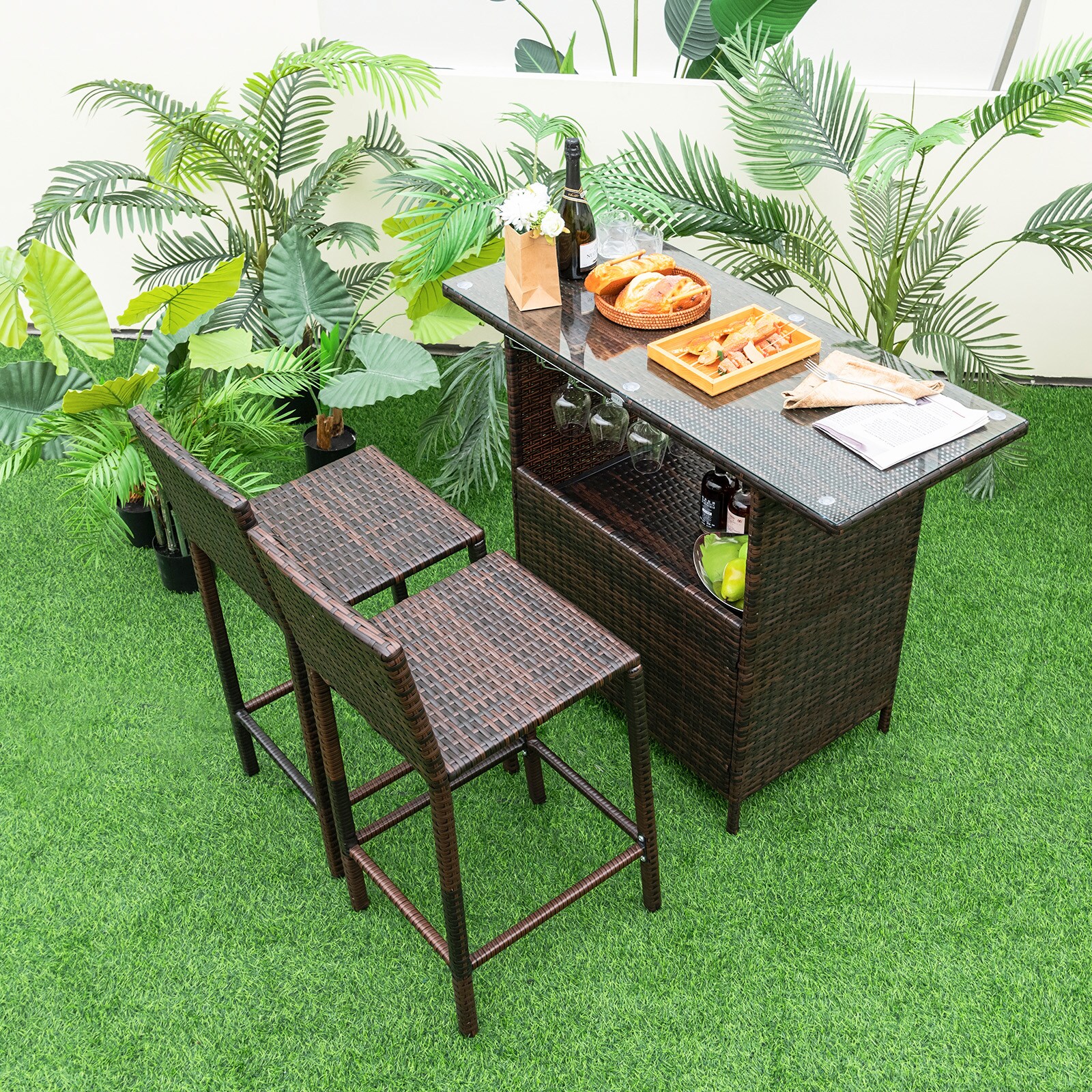 Slickblue D-CO-37901PN Patio-Dining-Sets - View #4