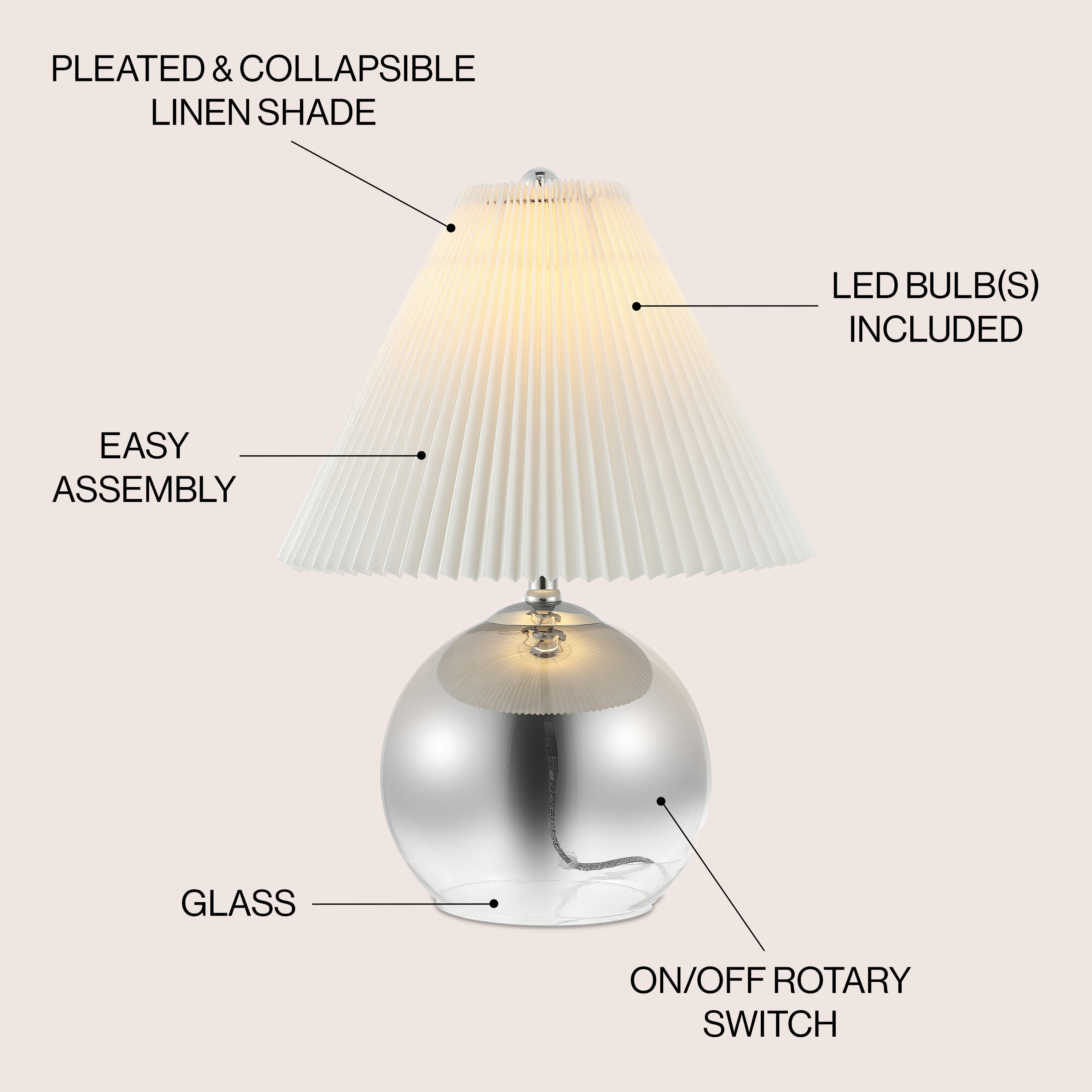 JONATHAN  Y JYL1139A Table-Lamps - View #3