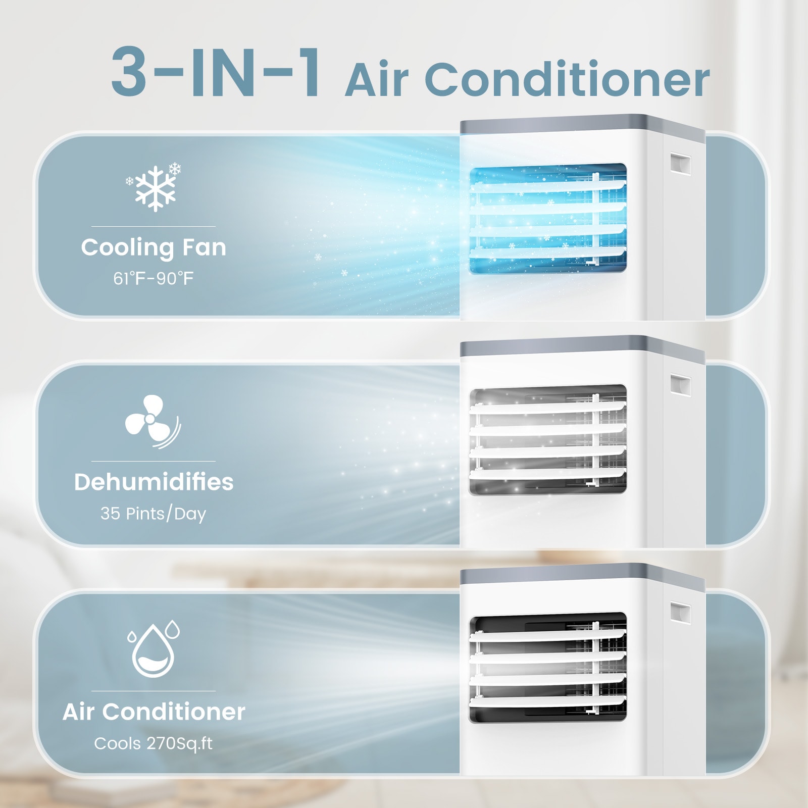 COWSAR LSA4213AC10K Portable-Air-Conditioners - View #3