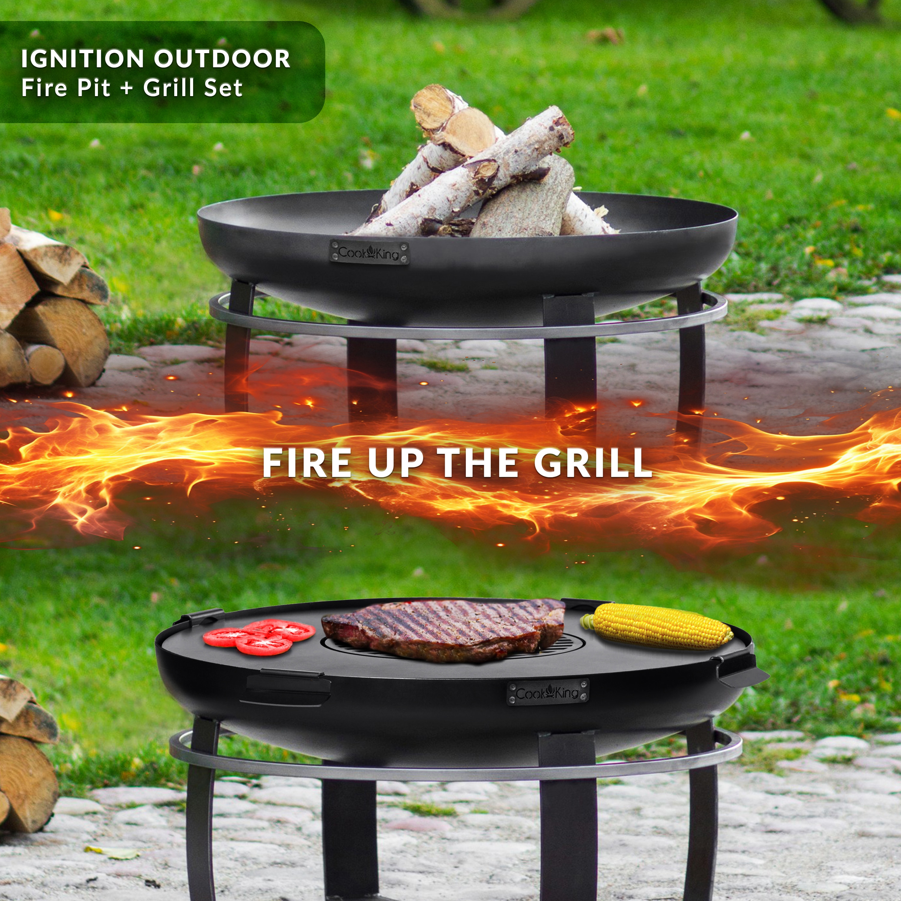 Fire pit grill lowes best sale