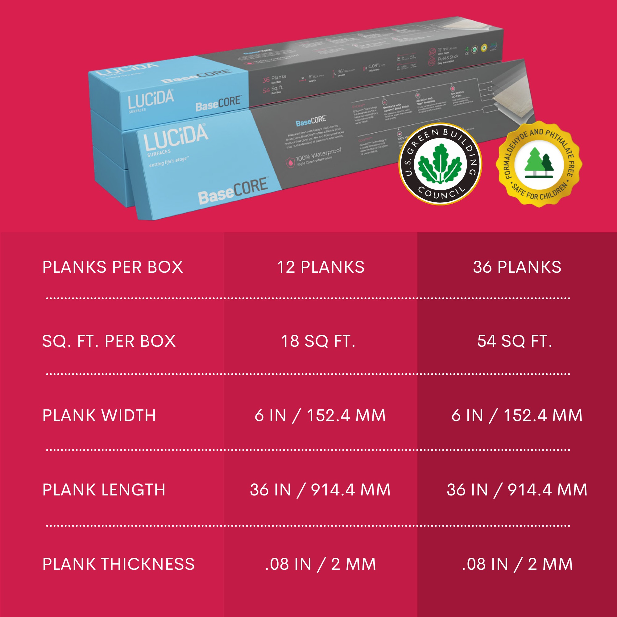 Lucida USA BC-921 Vinyl-Plank - View #12