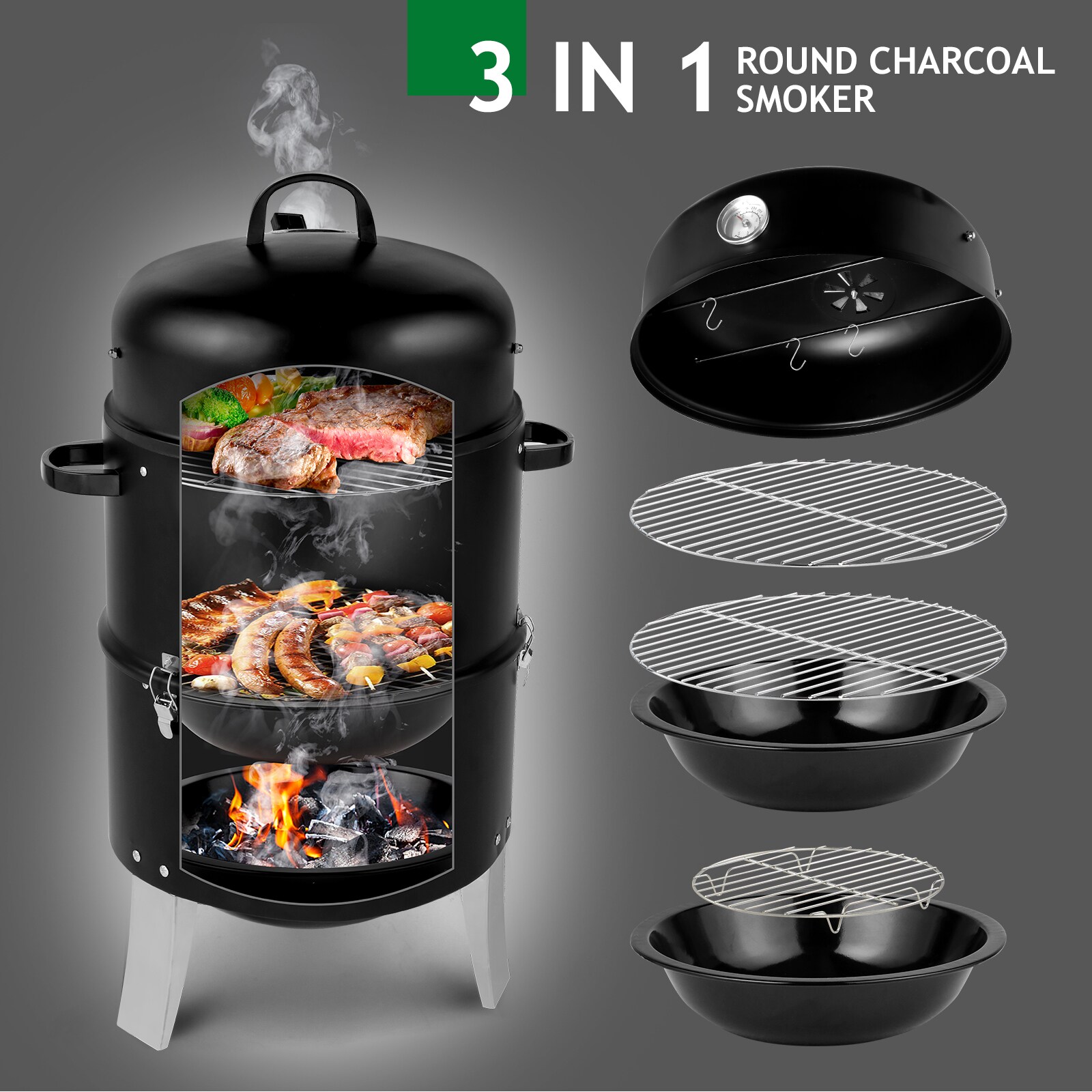 Upsimples 93603901-SYHJQ001 Tabletop-Grills - View #12
