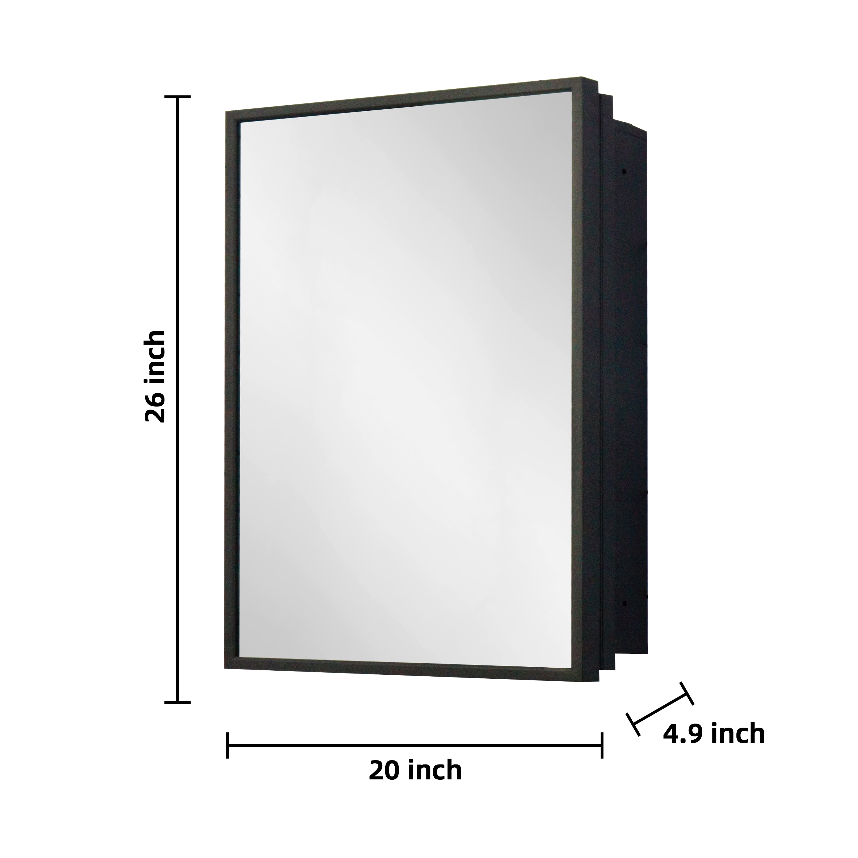 WELLFOR NIE-AM5290 Bathroom-Medicine-Cabinets - View #3