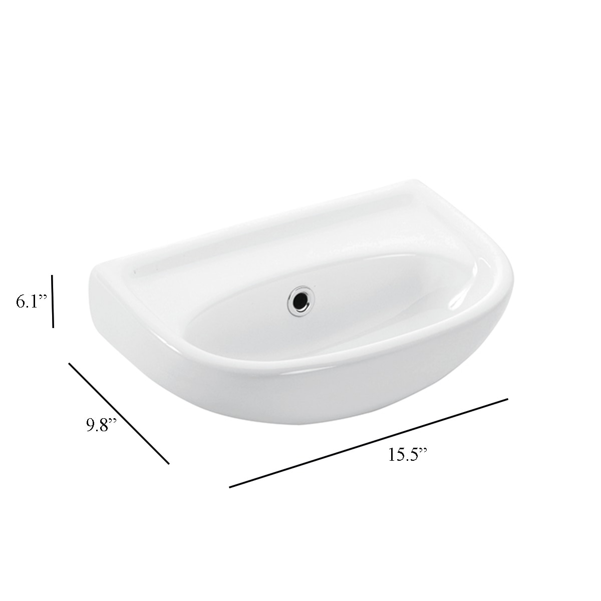 WS Bath Collections BASIC 4000.00 Bath-Sink - View #6