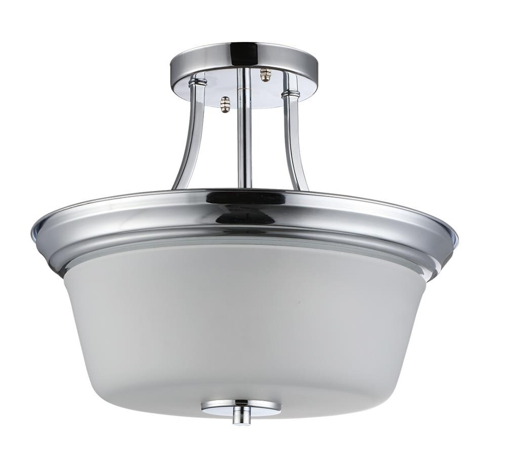 BELDI 24167-C2A Markam 1-Light 11-in Chrome Semi-Flush mount light