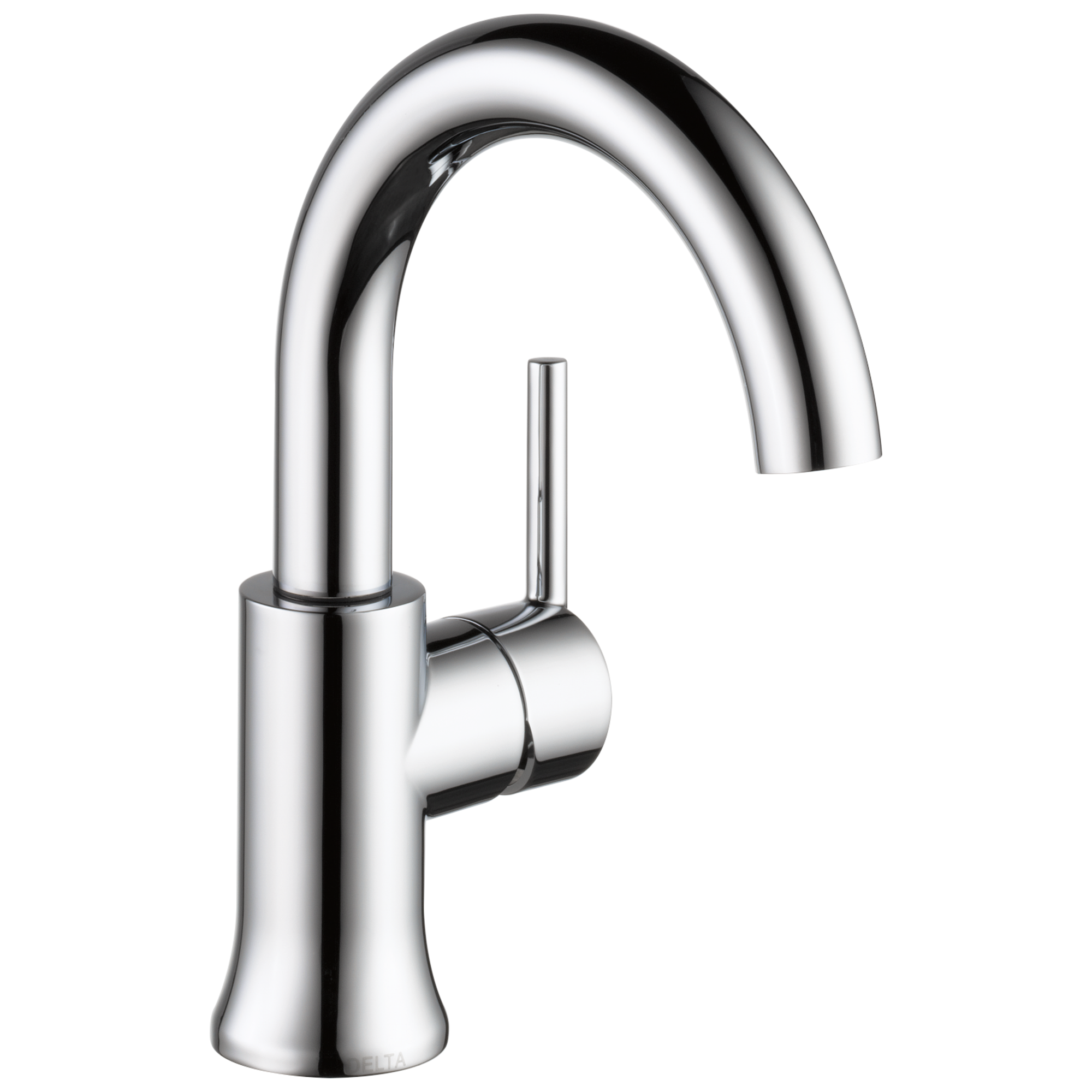 Delta 559HA-DST Trinsic Chrome Single hole 1-handle WaterSense High-arc Residential Handle Bathroom Sink Faucet with Drain