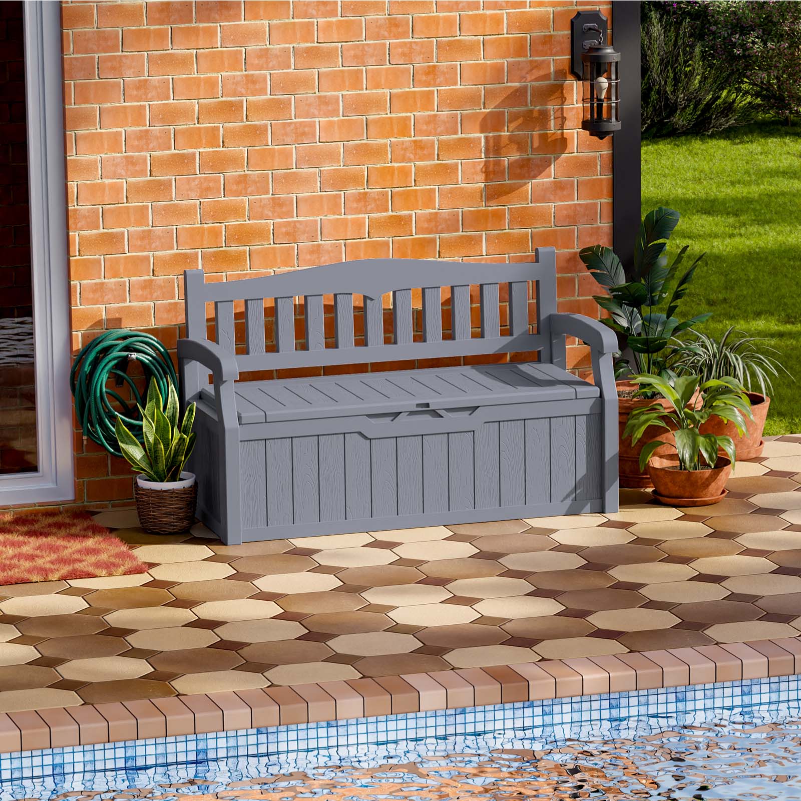 Patiowell WES-LCRC24-0431A-DGY Deck-Boxes - View #3