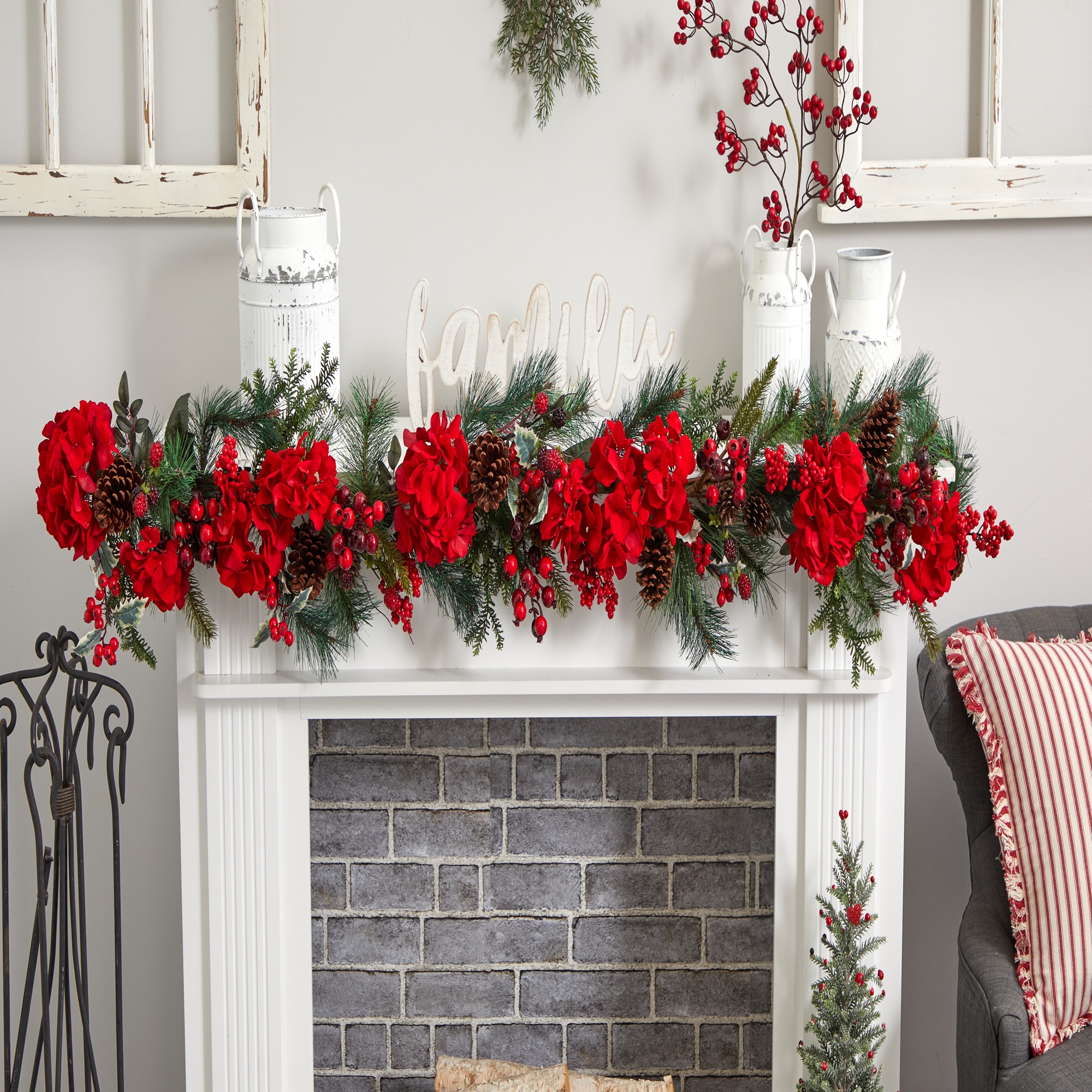 Nearly Natural 4663 Artificial-Christmas-Garland - View #4
