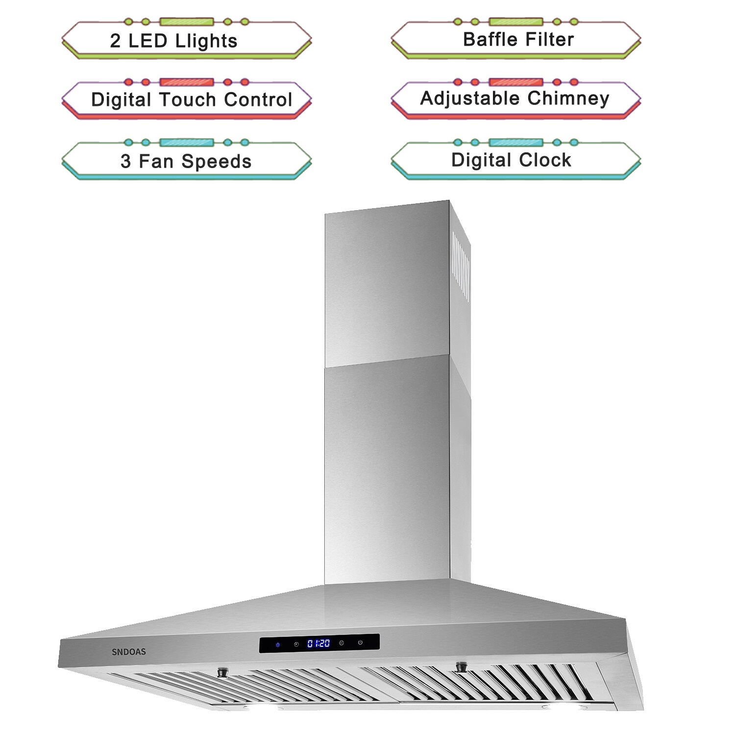 Maocao Hoom BHP36CA Wall-Mounted-Range-Hoods - View #6