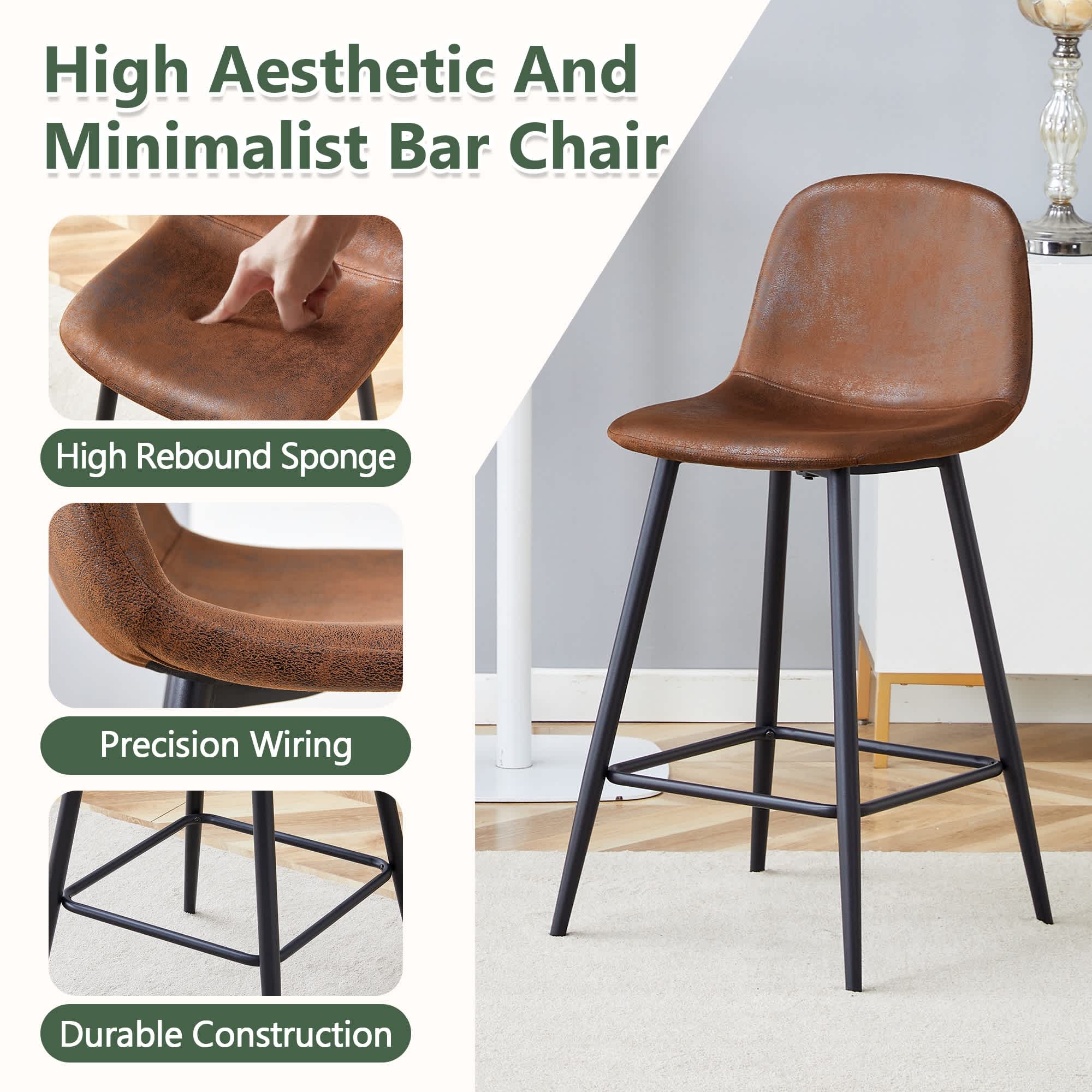 Vynxaria LEXY0139-DJCY-2BRO Dining-Chairs - View #7