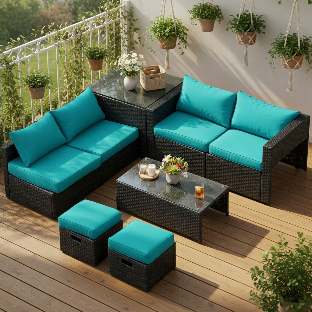 VERYKE 6219408002736 Patio-Conversation-Sets - View #3