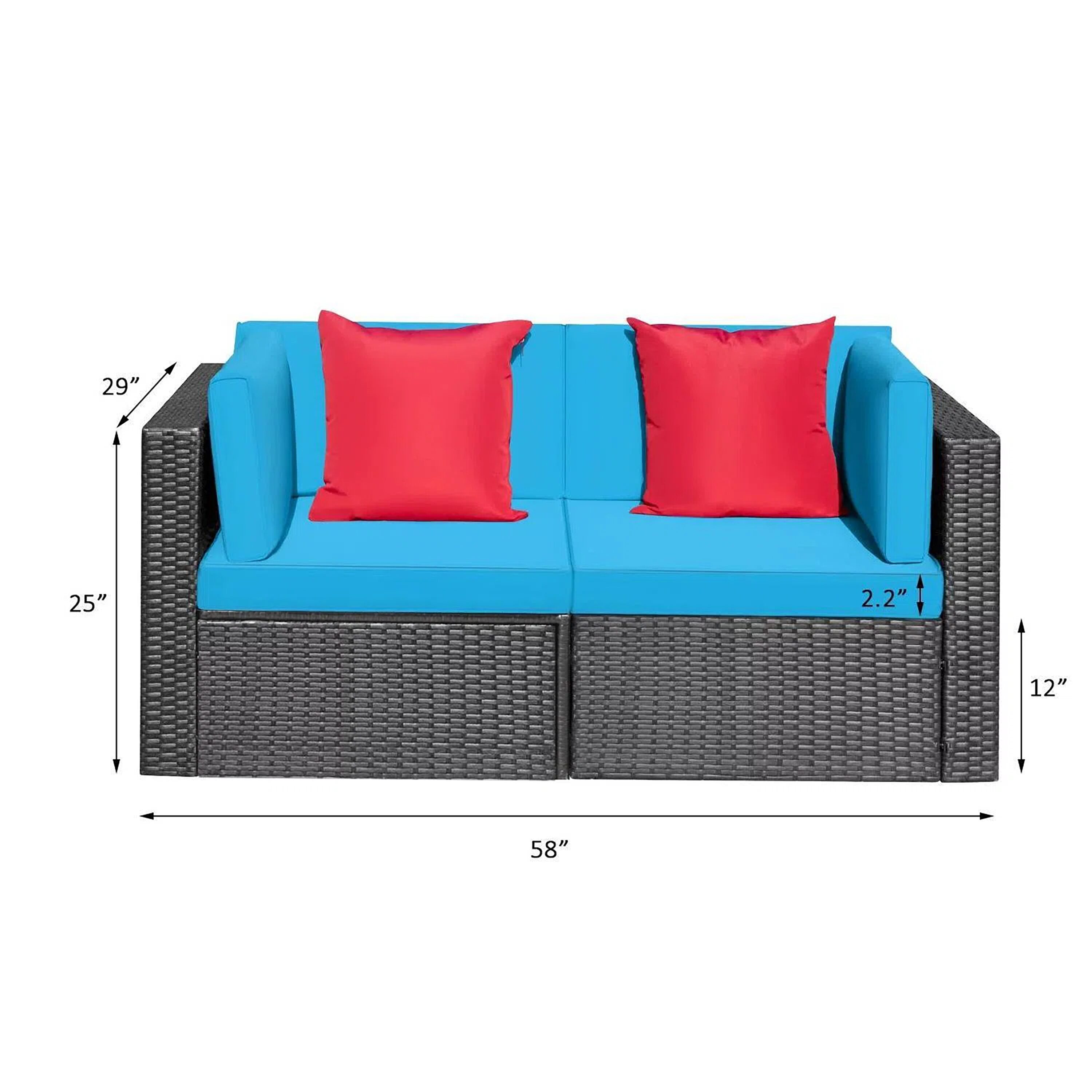 Vineego LS-TBSF2CS03 Patio-Conversation-Sets - View #8