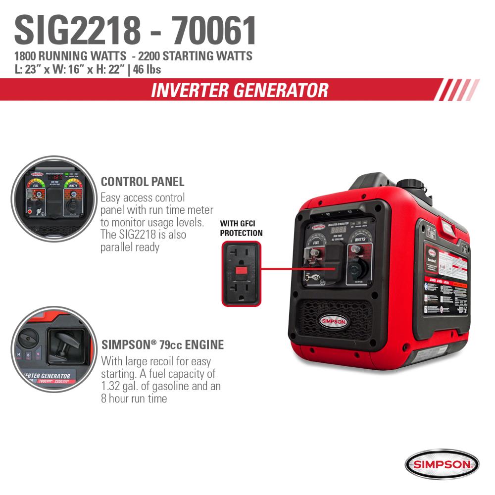 SIMPSON 70011 Portable-Generators - View #13