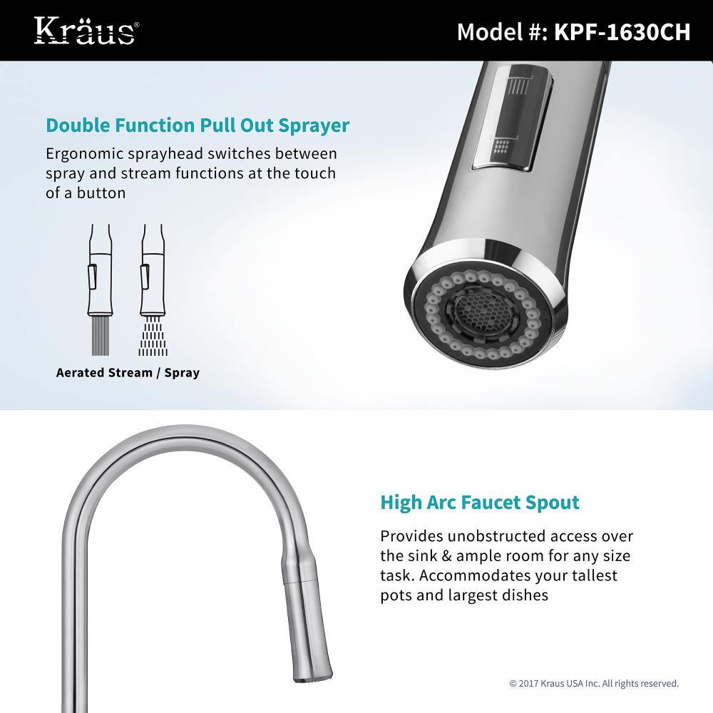 Kraus KBU14E-1630-42CH Kitchen-Sinks - View #11