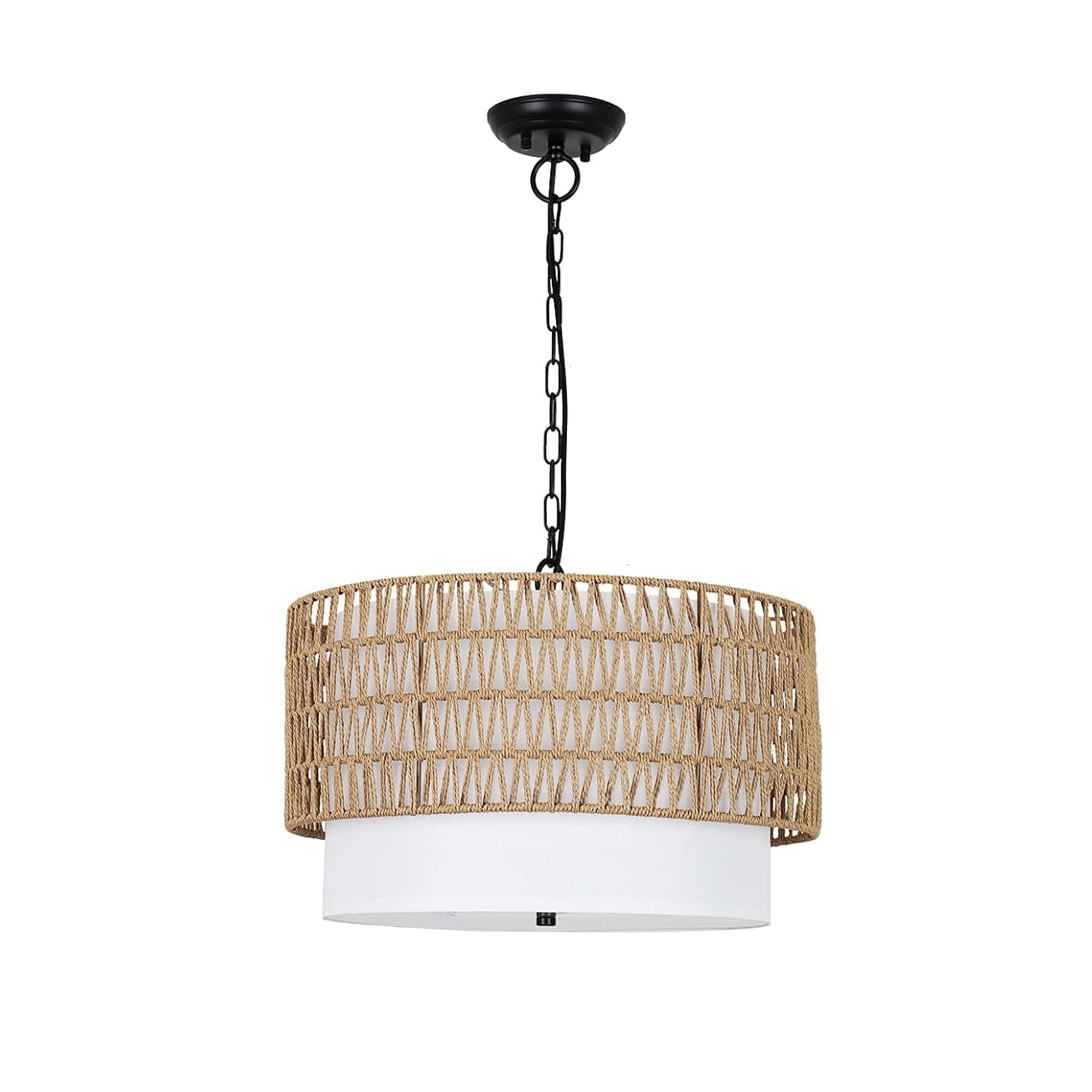 SINOFURN SYB490008GD 5 -Light Brown Farmhouse For Use in Bedrooms, Dining Rooms, Foyers, Kitchens, Living Rooms Chandelier
