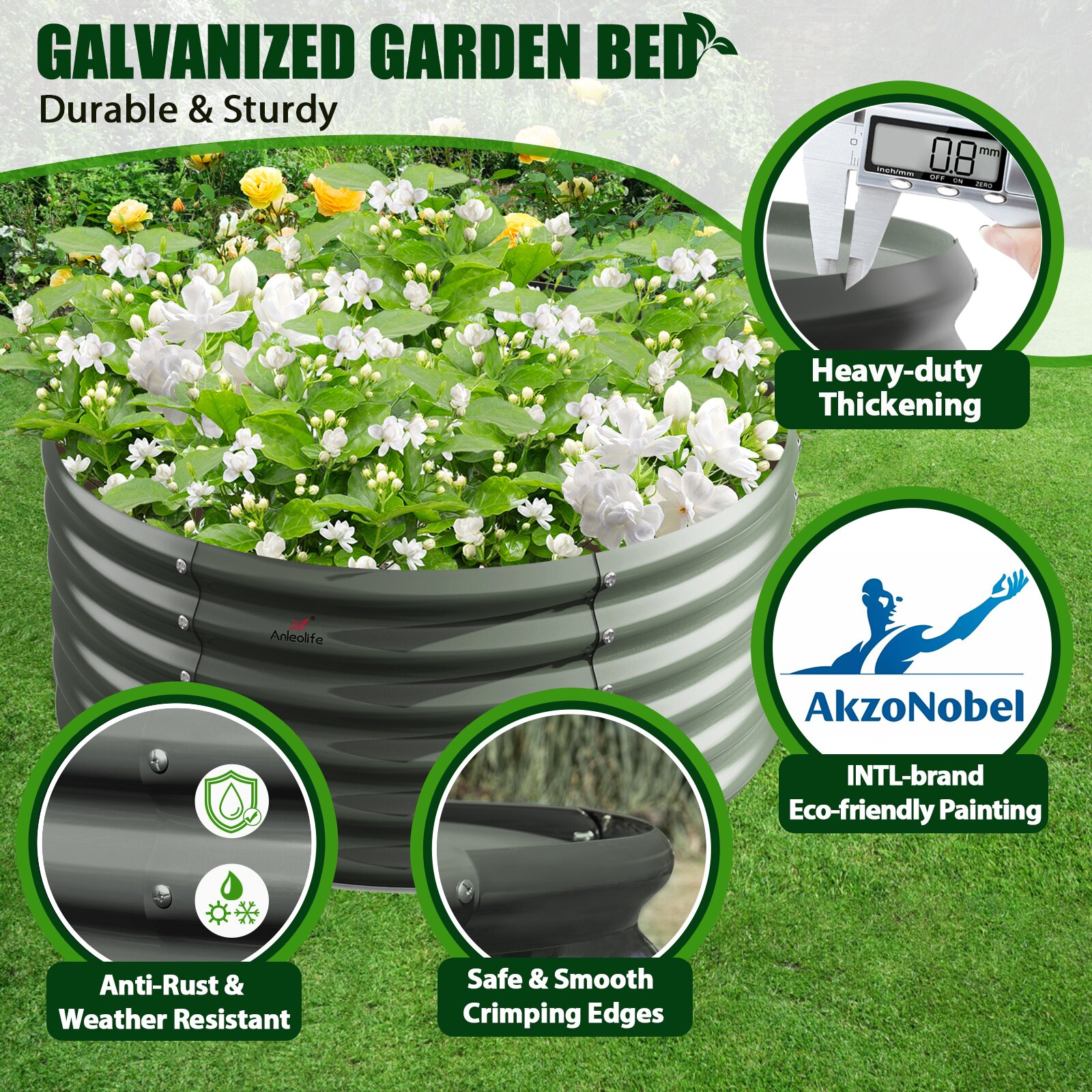 Damerin RBSZYYX-05 Raised-Garden-Beds - View #6