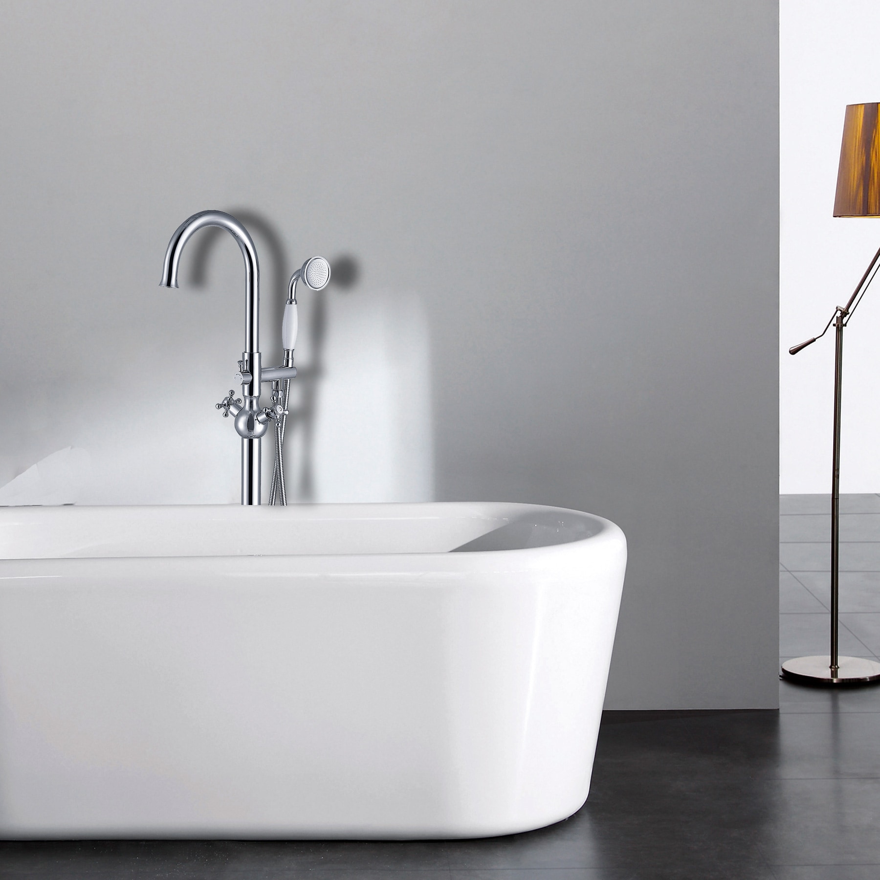 Clihome TC-249C-BF Roman-Tub-Faucets - View #2