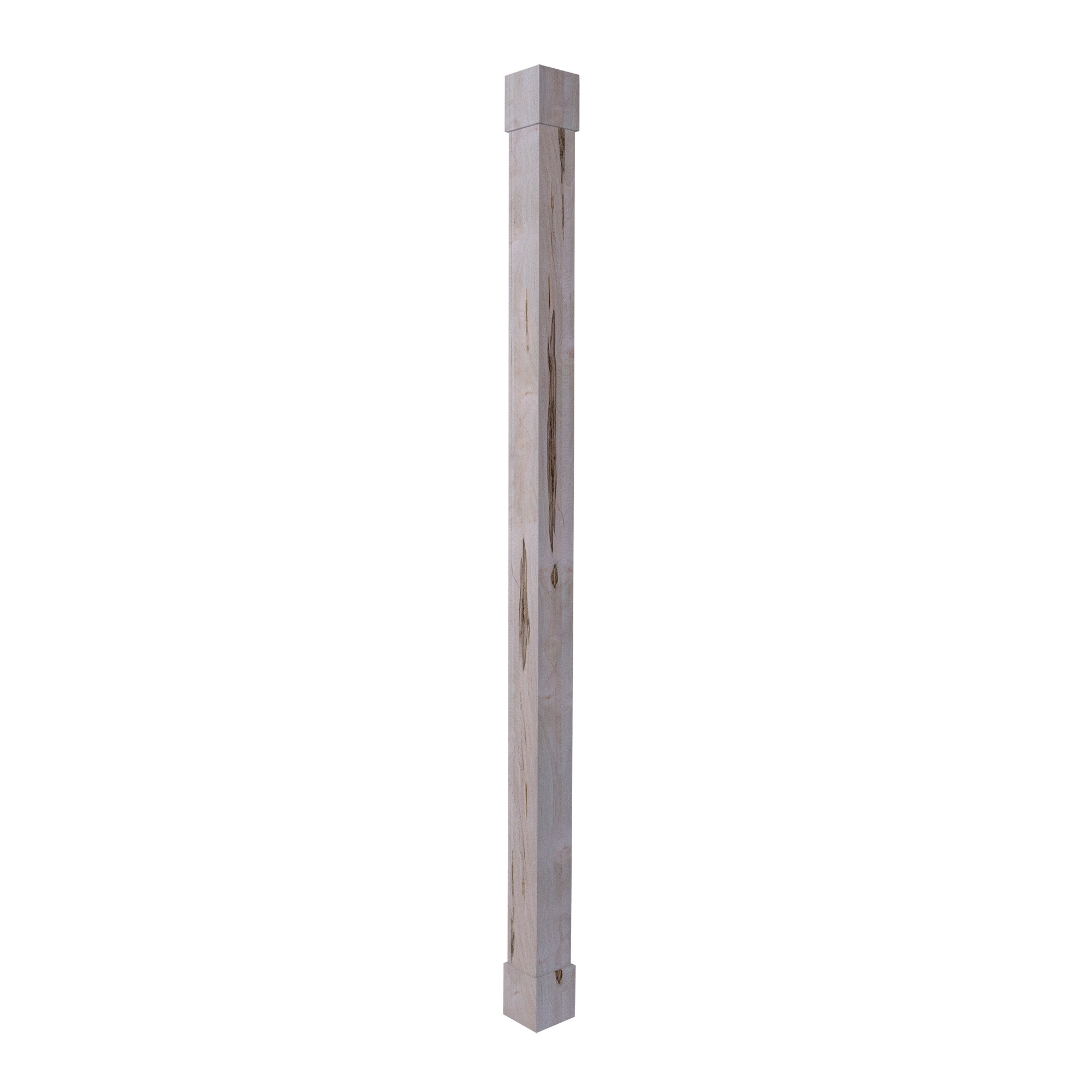 Ornamental Mouldings POLEWRAP01-RUSSMAP 5.6875-in L x 8.66-ft Unfinished Maple Column Wrap