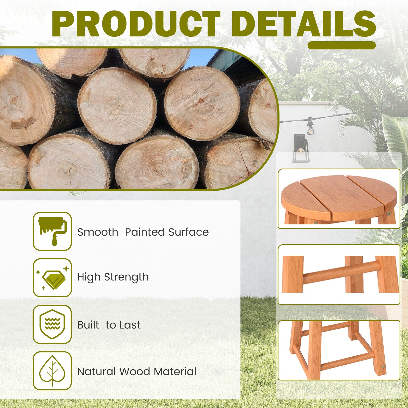 Forclover FBR-JV126 Patio-Chairs - View #3