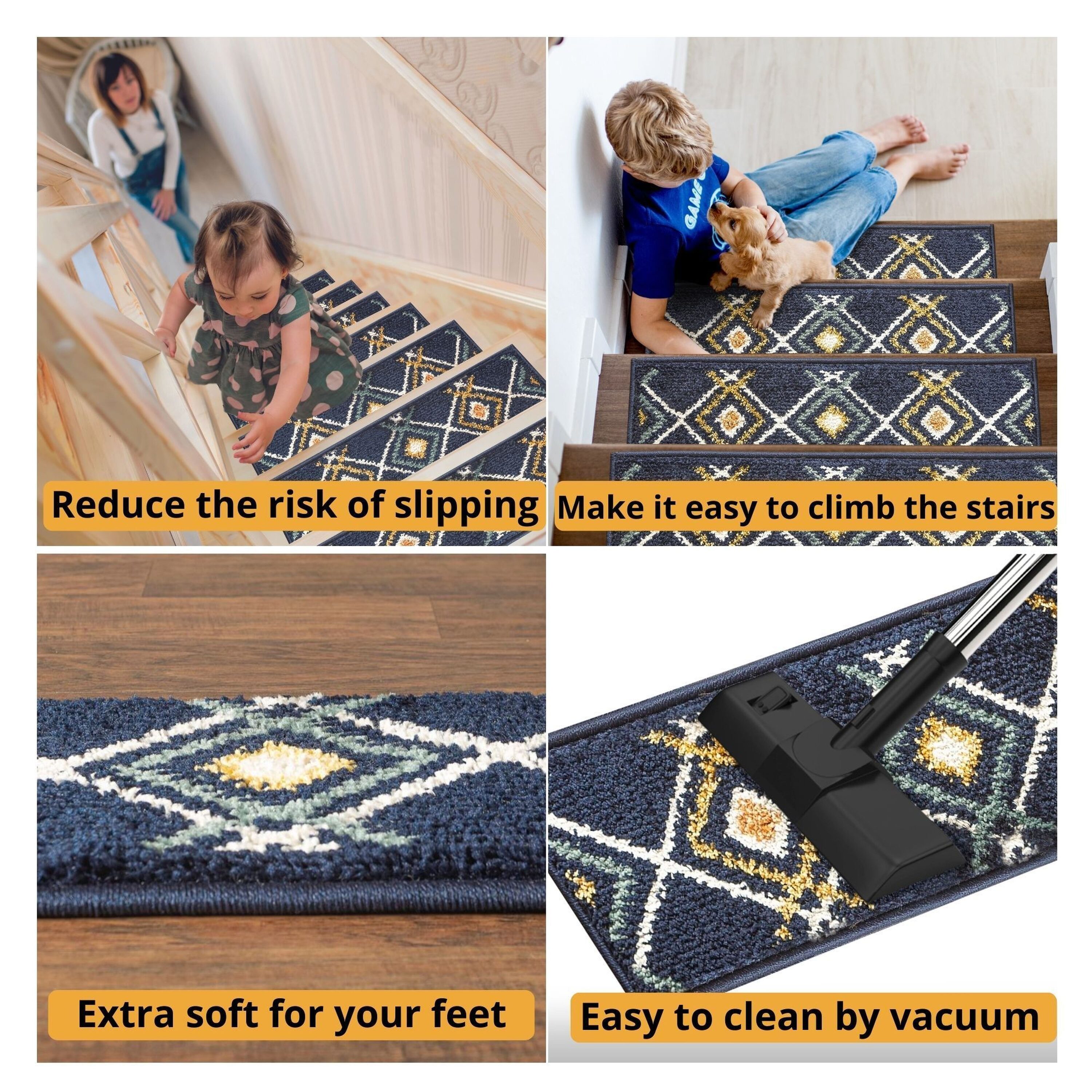 The Sofia Rugs STAIR-59A-BL-10 rugs - View #4