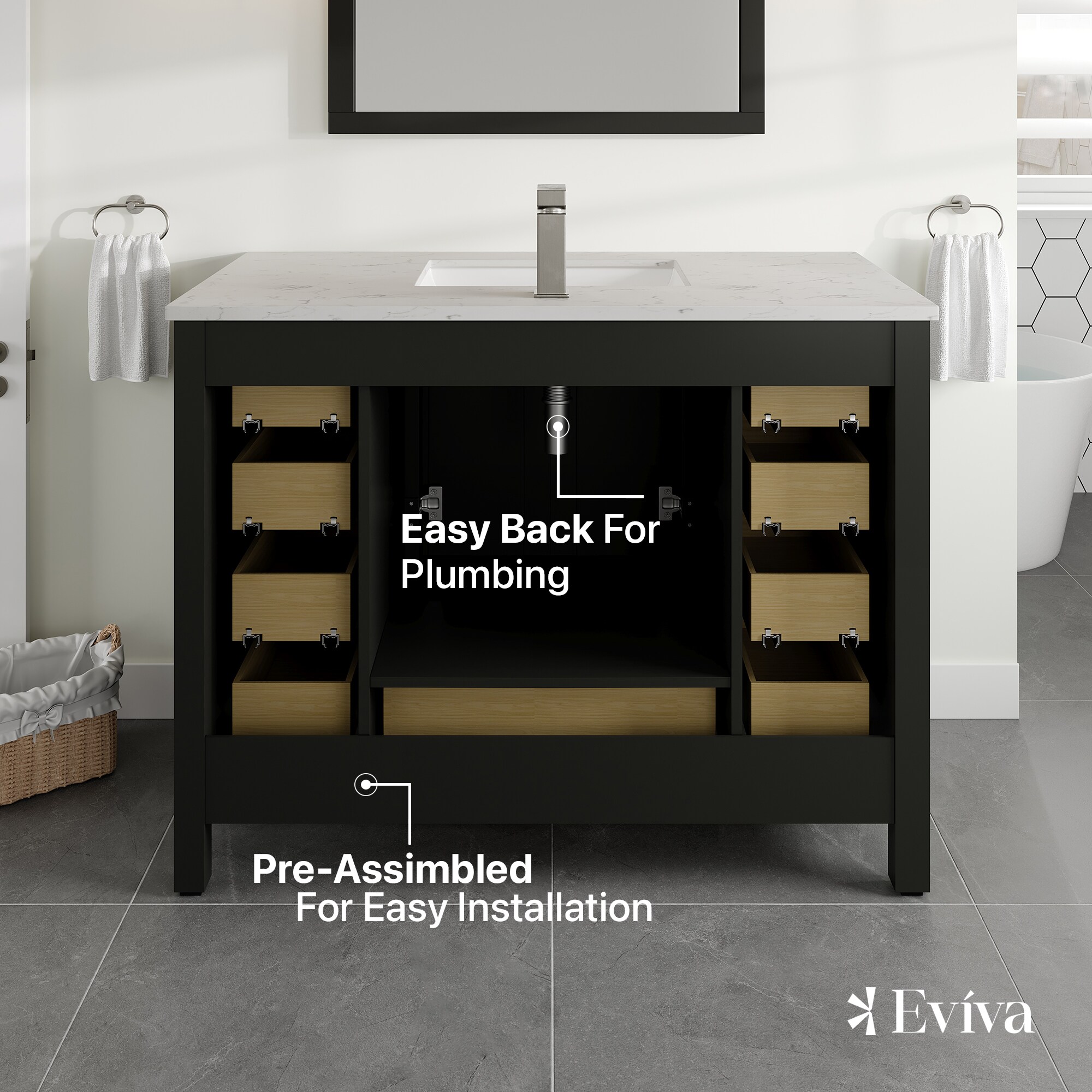 Eviva TVN414-42X18ES-Q Bath-Vanity-Combo - View #6