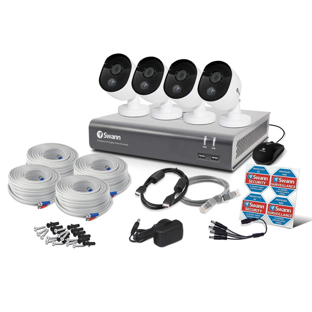 Swann 4 Camera 8 Channel 1080p Full HD DVR Security System at