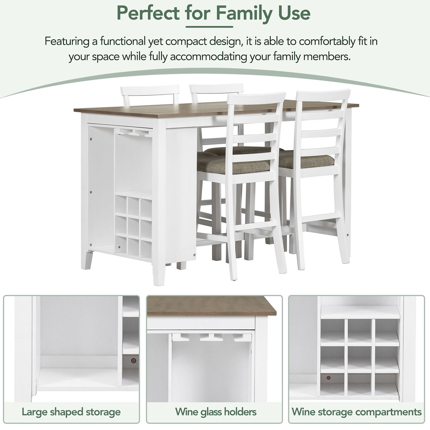 SINOFURN SYA010056GY Dining-Sets - View #15
