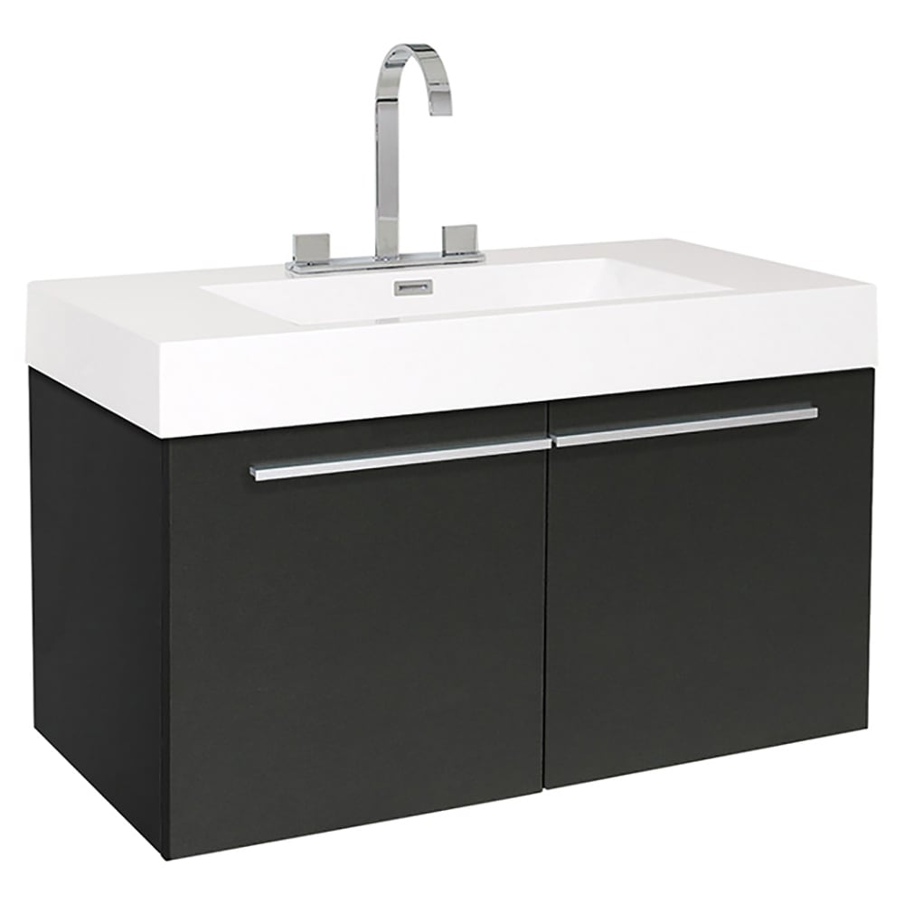 Fresca FCB8090BW-I Bath-Vanity-Combo - View #2
