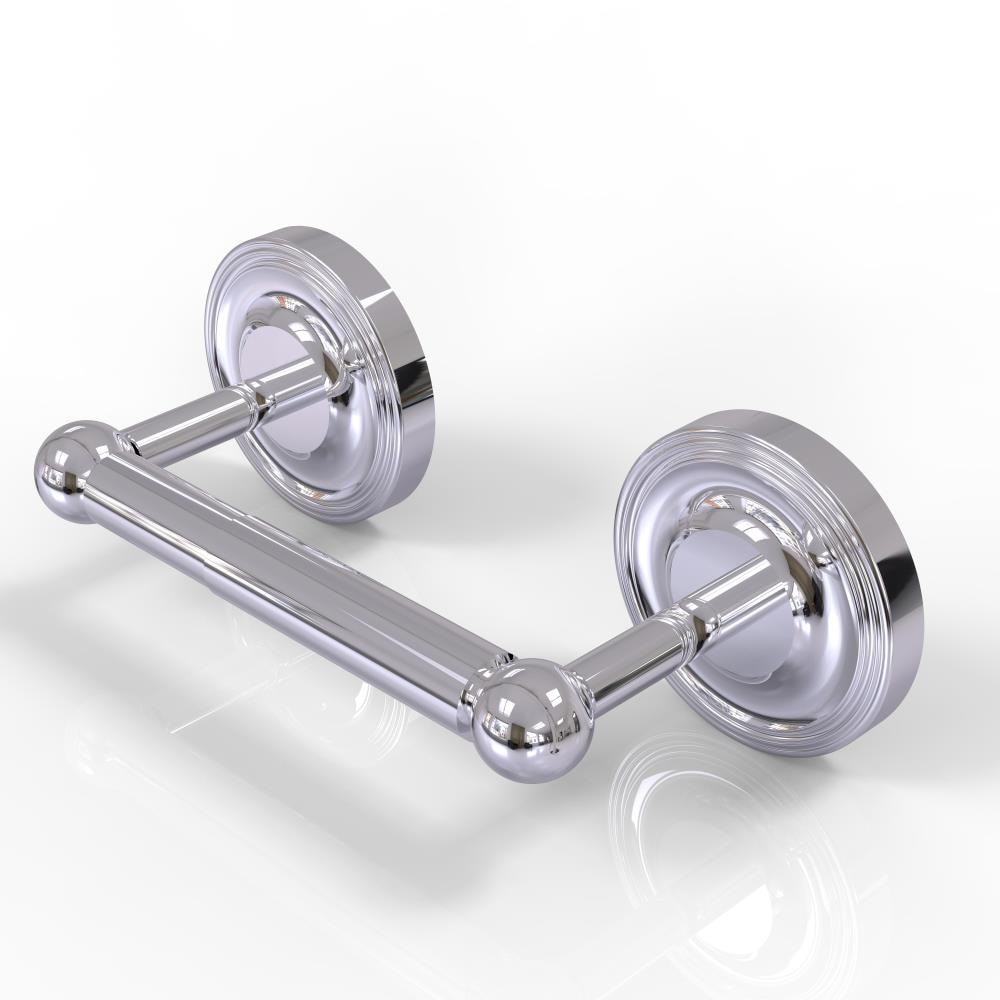 Allied Brass PR-24-PC Prestige Regal Polished chrome Wall mount Spring-loaded Toilet Paper Holder 1 -Rolls with Storage