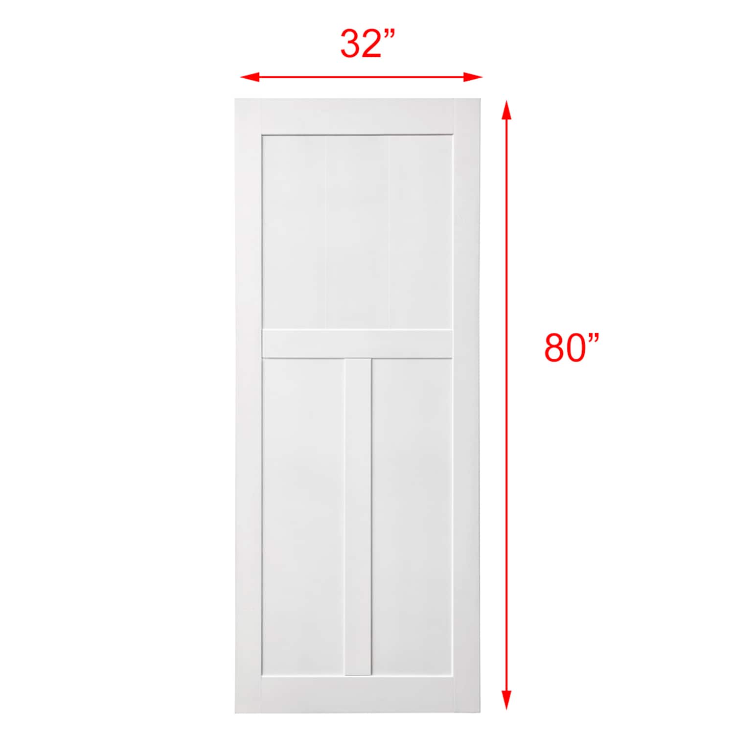 SINOFURN SYB590066WT Barn-Doors - View #12