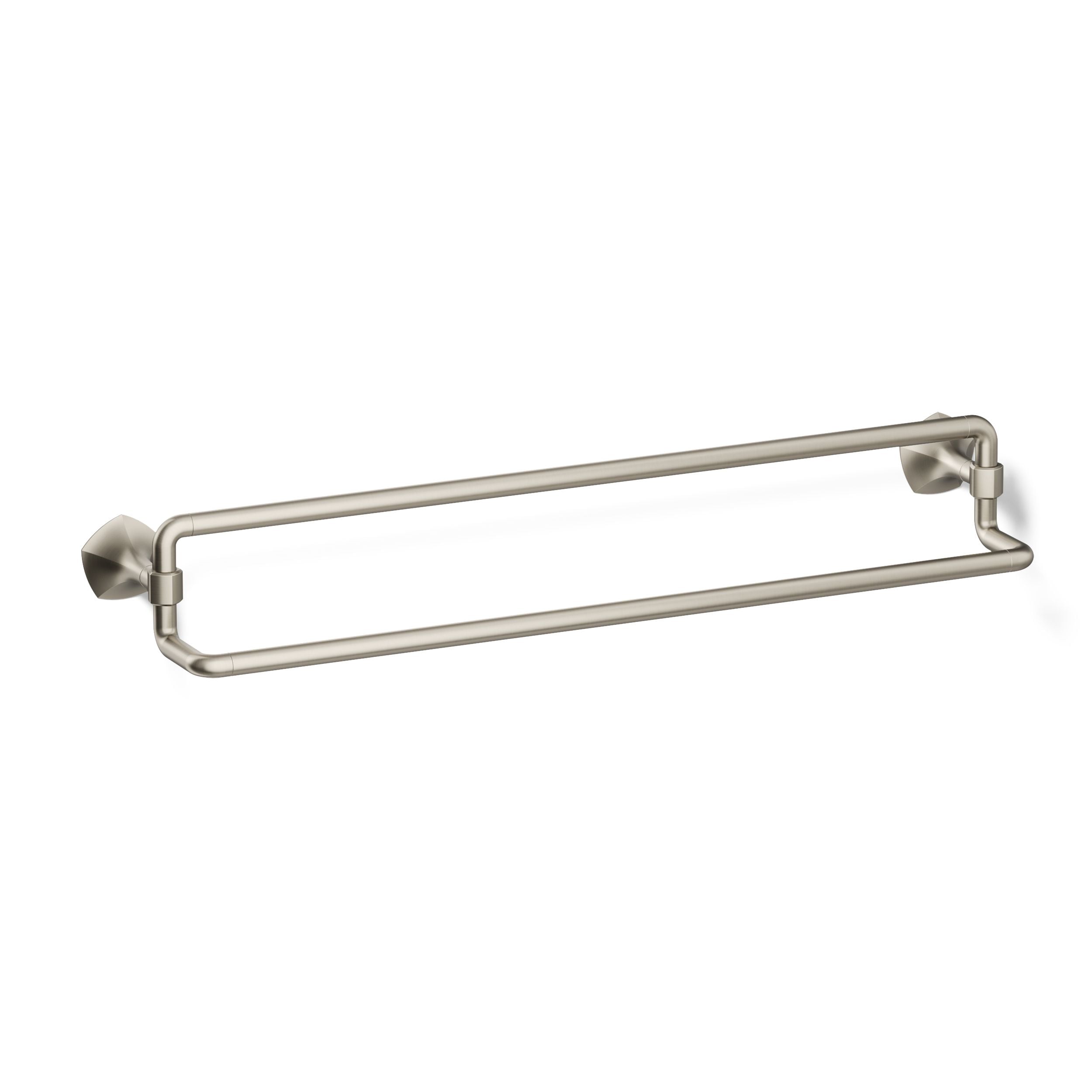 KOHLER Occasion 24-in double Vibrant Brushed Nickel Wall mount Double Towel Bar #27062-BN