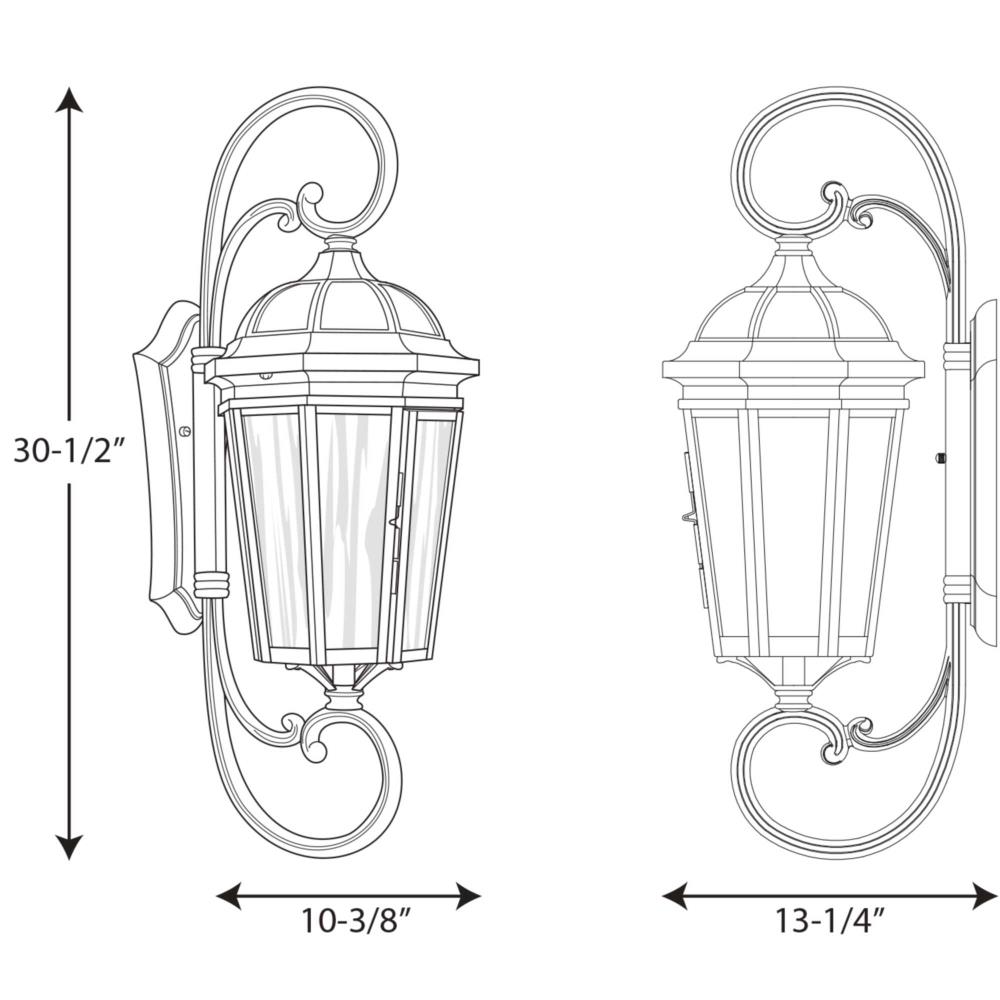 Progress Lighting P560017-020 Outdoor-Wall-Lighting - View #6