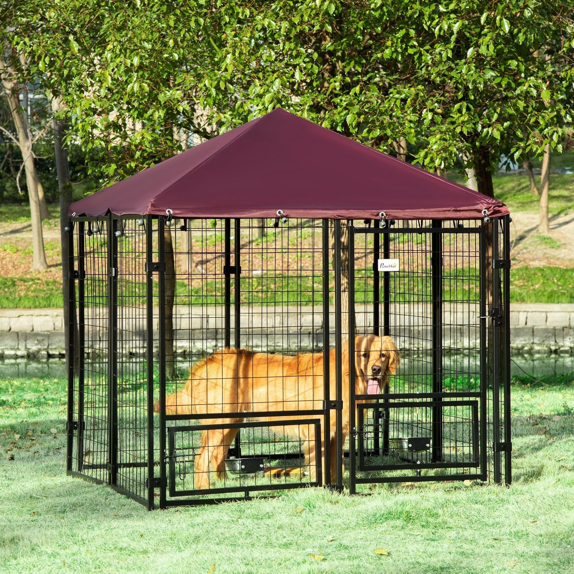 JUSHUA - Dog Kennel Outdoor