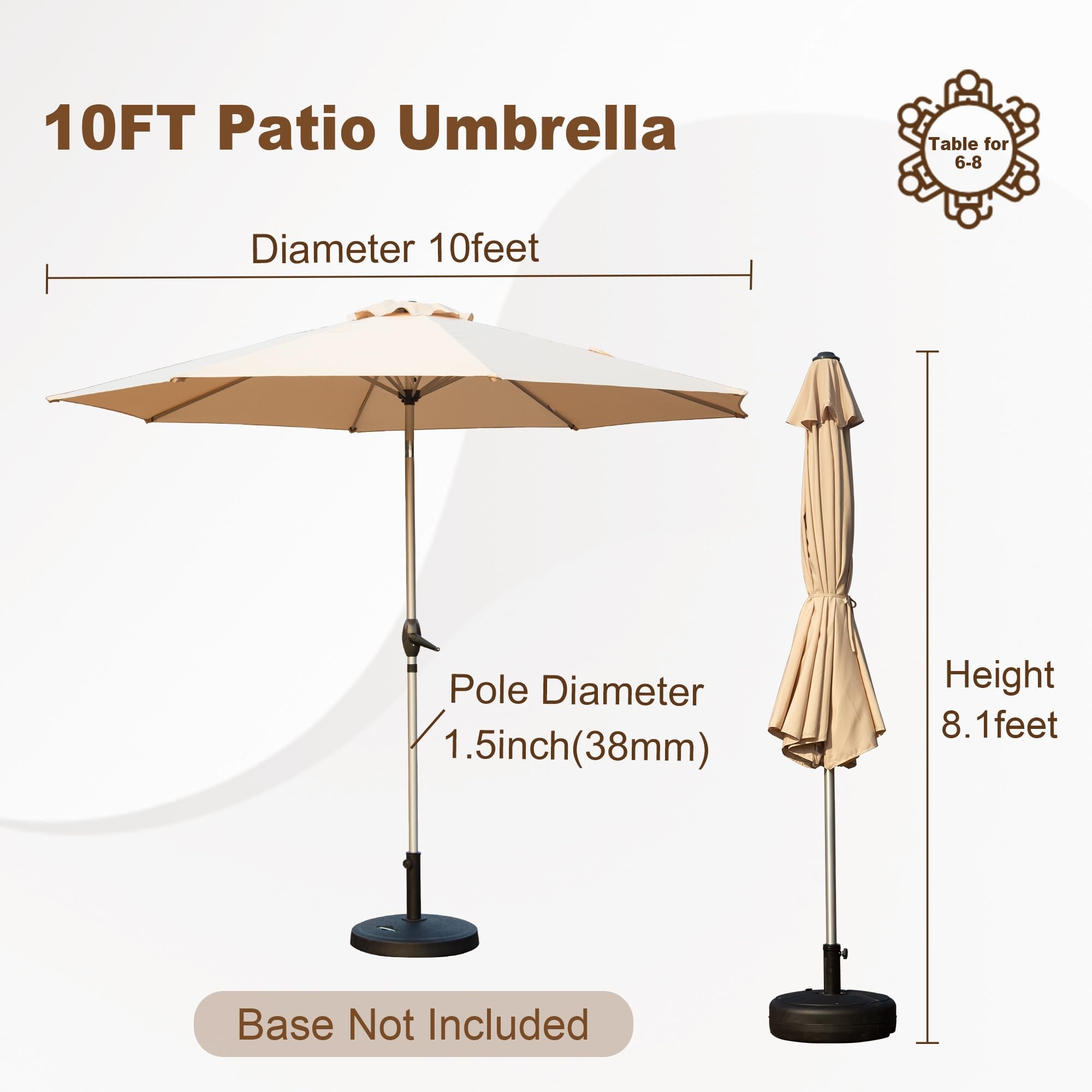 BABOOM BOM-632236-OR Umbrellas-2 - View #3