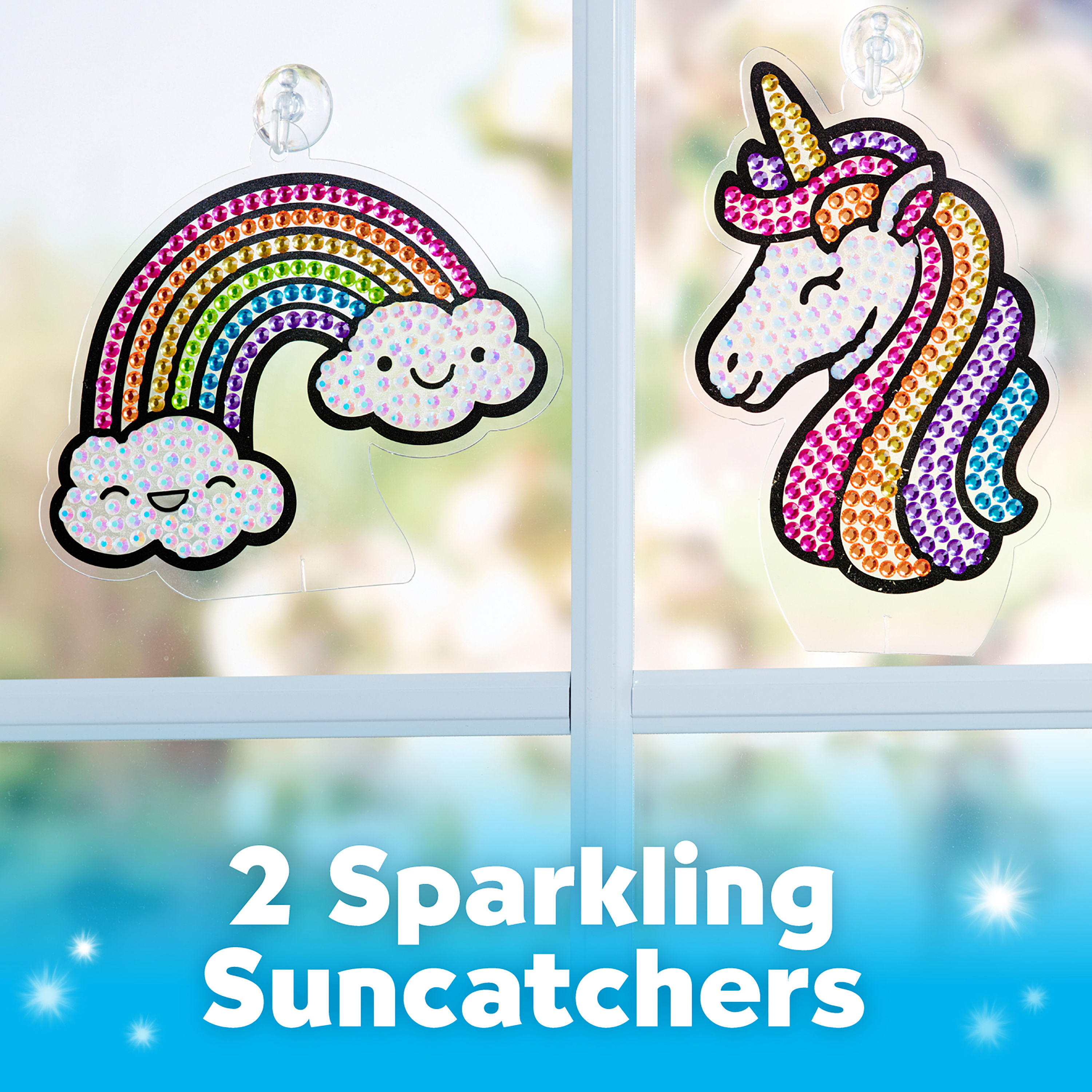 Faber-Castell Creativity for Kids Sticker Suncatchers - Make Your Own  Animal Sun Catcher Kit for Kids