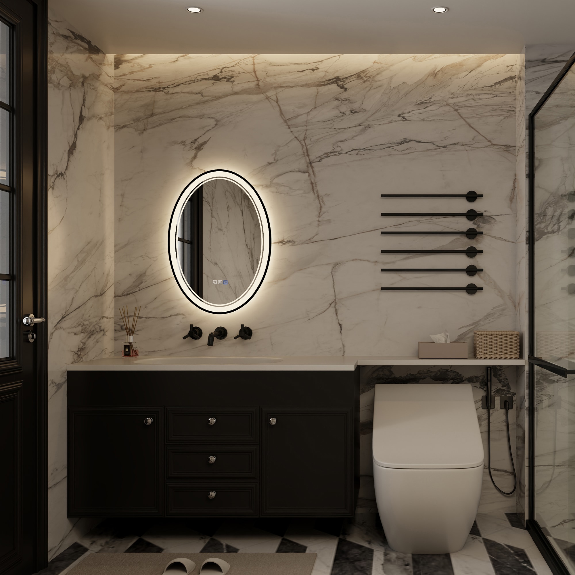 ExBrite FXBM2436FB Framed-Bath-Mirrors - View #19