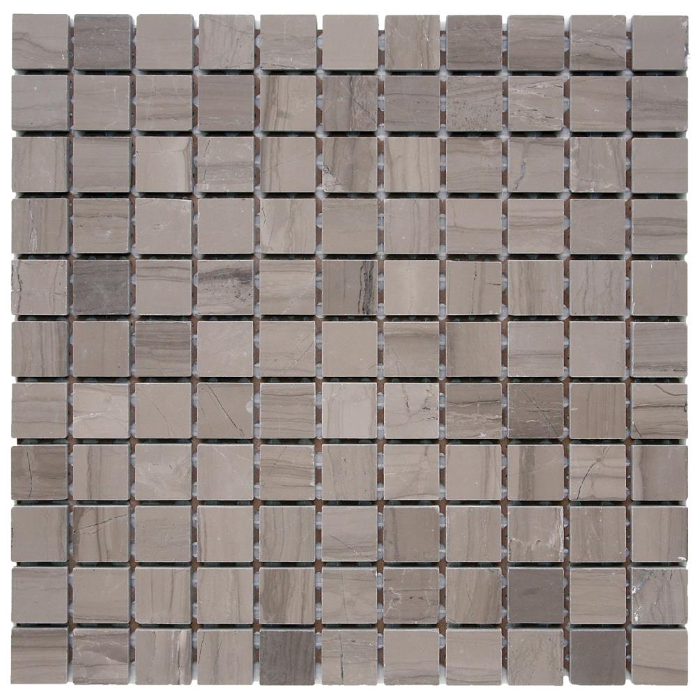 Solistone HGRY DP-01 Haisa Marble 10-Pack Haisa Dark 12-in x 12-in Polished Natural Stone Marble Uniform Squares Tile
