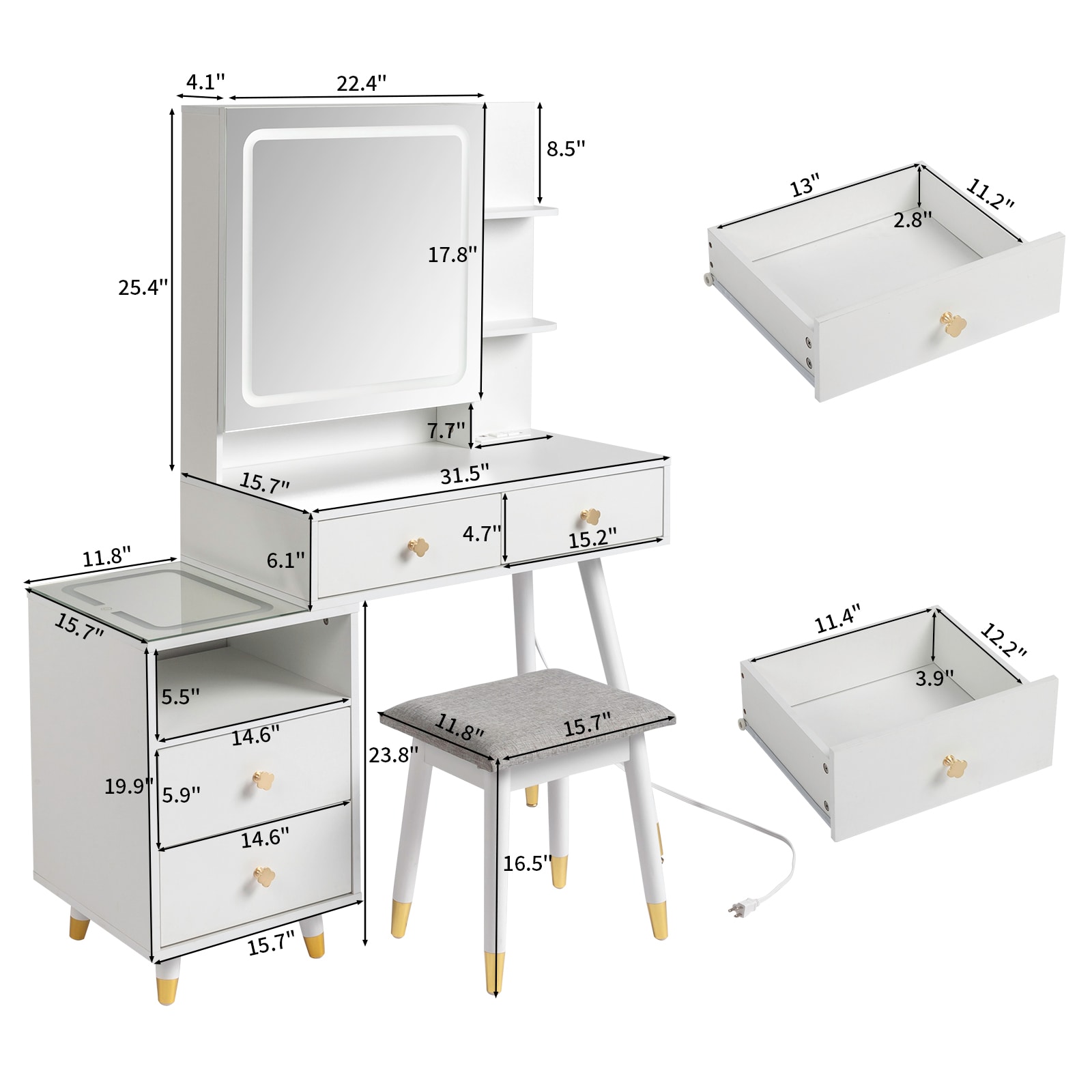 Winado LO1G52003274 Bedroom-Vanities - View #7