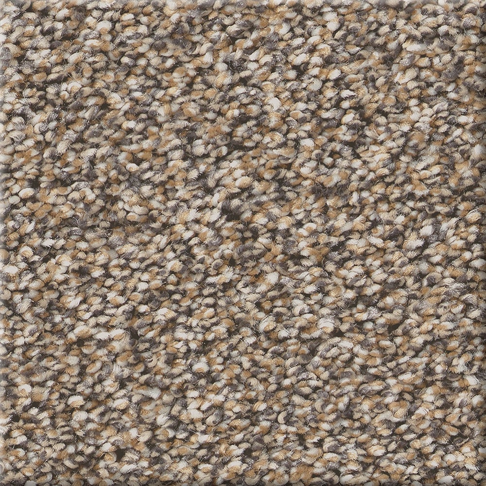 STAINMASTER PetProtect 7L93100210 with LeakDefense Pacific Charm II Summer Straw Brown 73.1-oz sq yard Polyester Textured Indoor Carpet