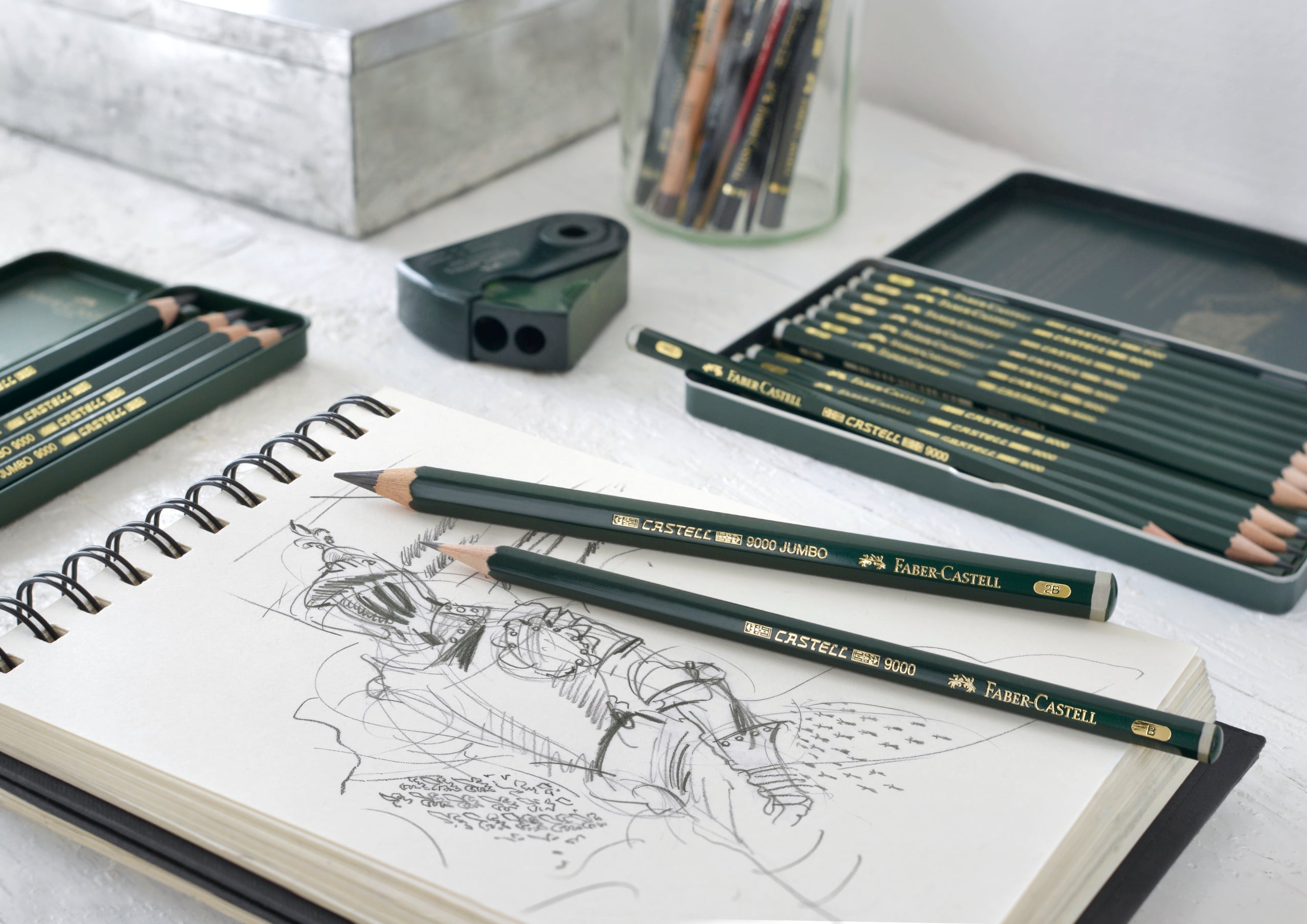  Faber-Castell Art GRIP Aquarelle Watercolor Pencil Set, Tin of  36 Pencils : Everything Else