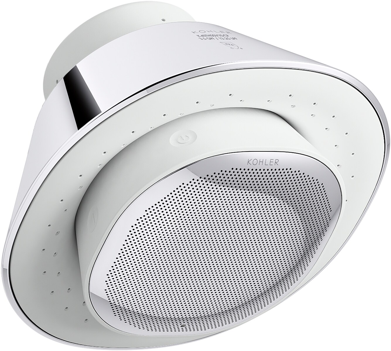 KOHLER 28238-NKE-CP Moxie Polished Chrome Round Fixed Shower Head 2.5-GPM (9.5-LPM)
