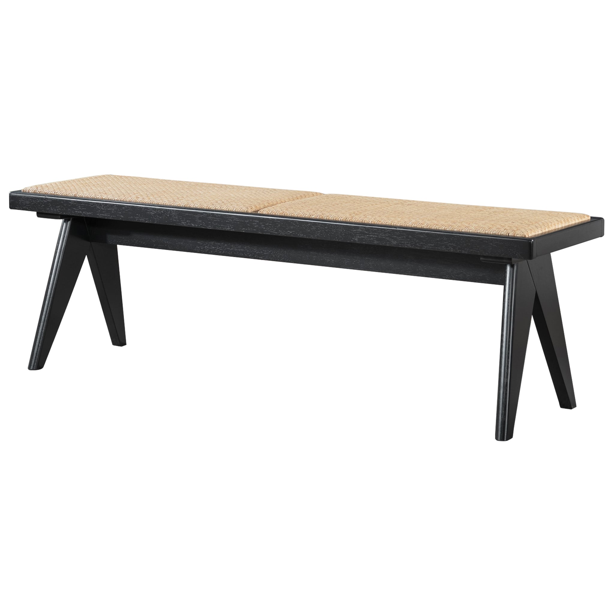Lycvki - Casual Brown Accent Bench 48-in x 8-in x 20-in