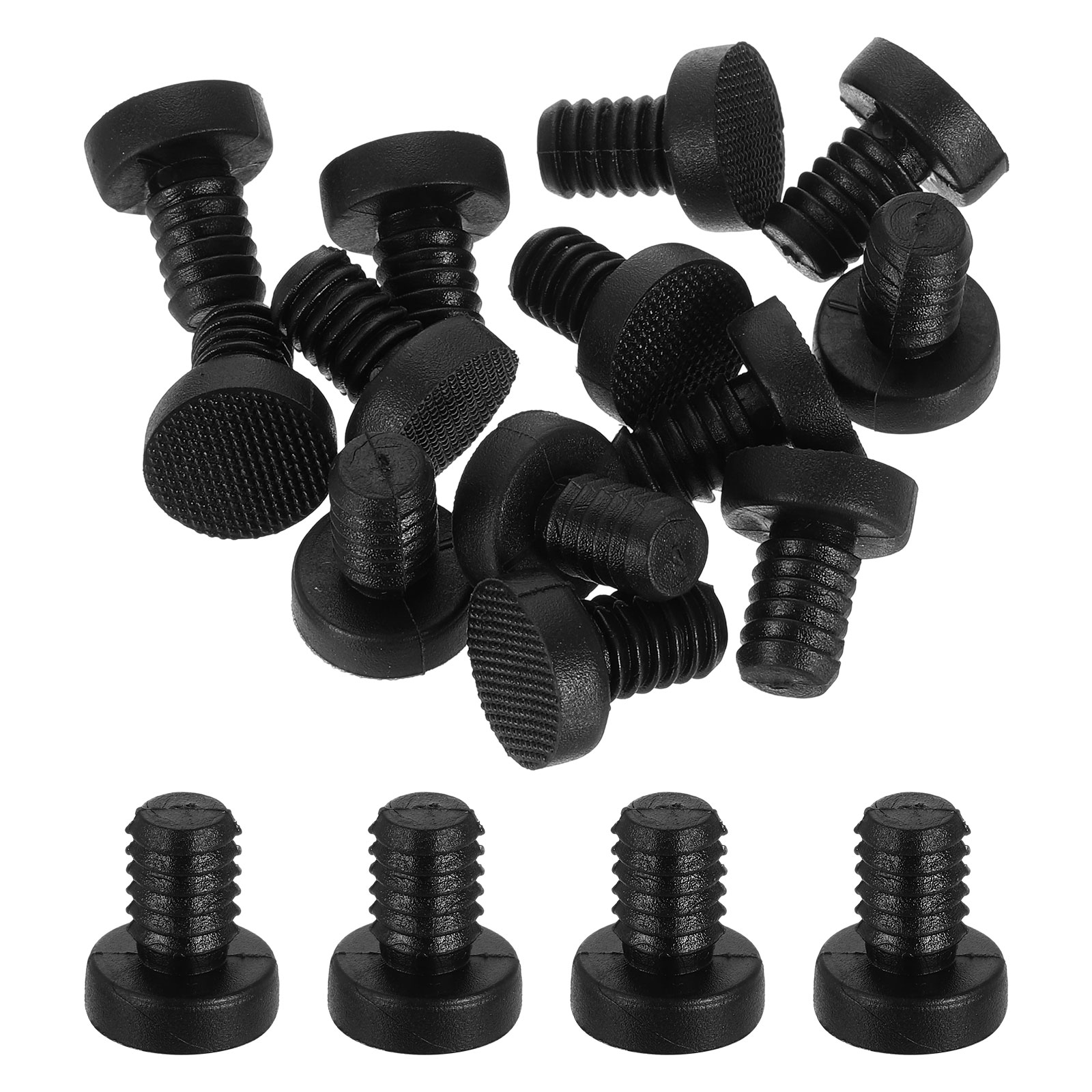 Unique Bargains - 28pcs Glass Table Top Bumpers with Stem 8mm/0.31inch Rubber Bumper Grippers Ant...