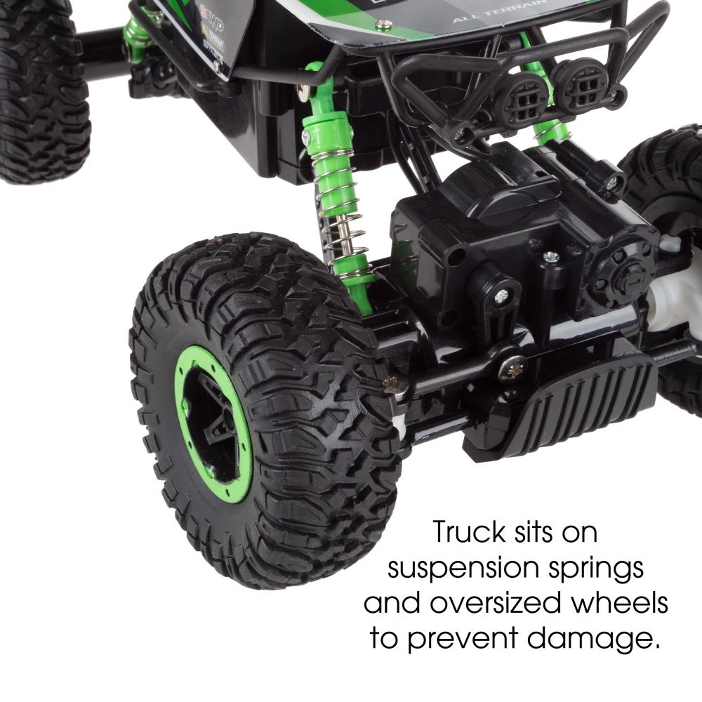 Toy Time Remote Control Monster Truck- 1:16 Scale, 2.4 GHz RC Off